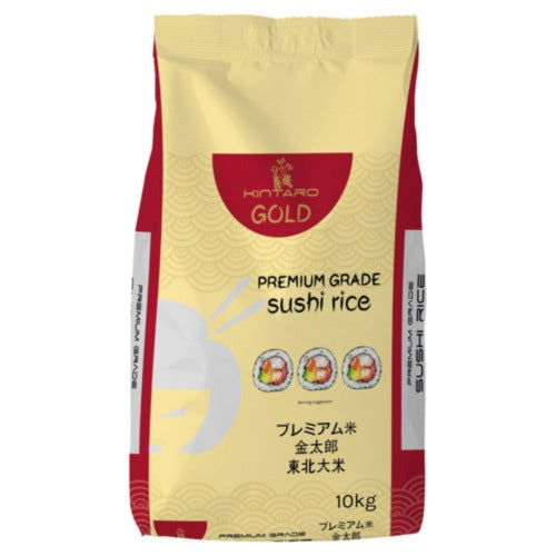 Kintaro Sushi Rice Gold Premium Grade 10kg 1 x 10kg Professional Kitchen Grade for Sushi