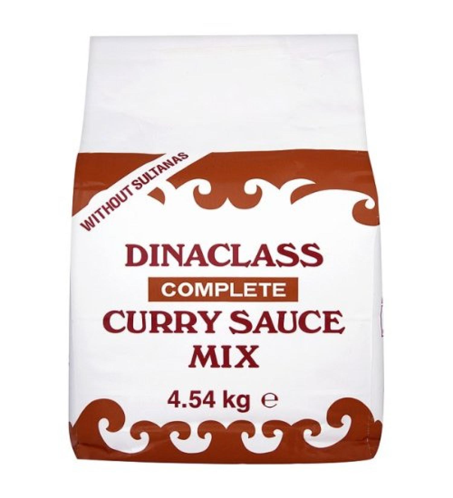 Dinaclass Curry Sauce Mix Without Sultanas 4.54kg 1 x 4.54kg For Retail And Foodservice