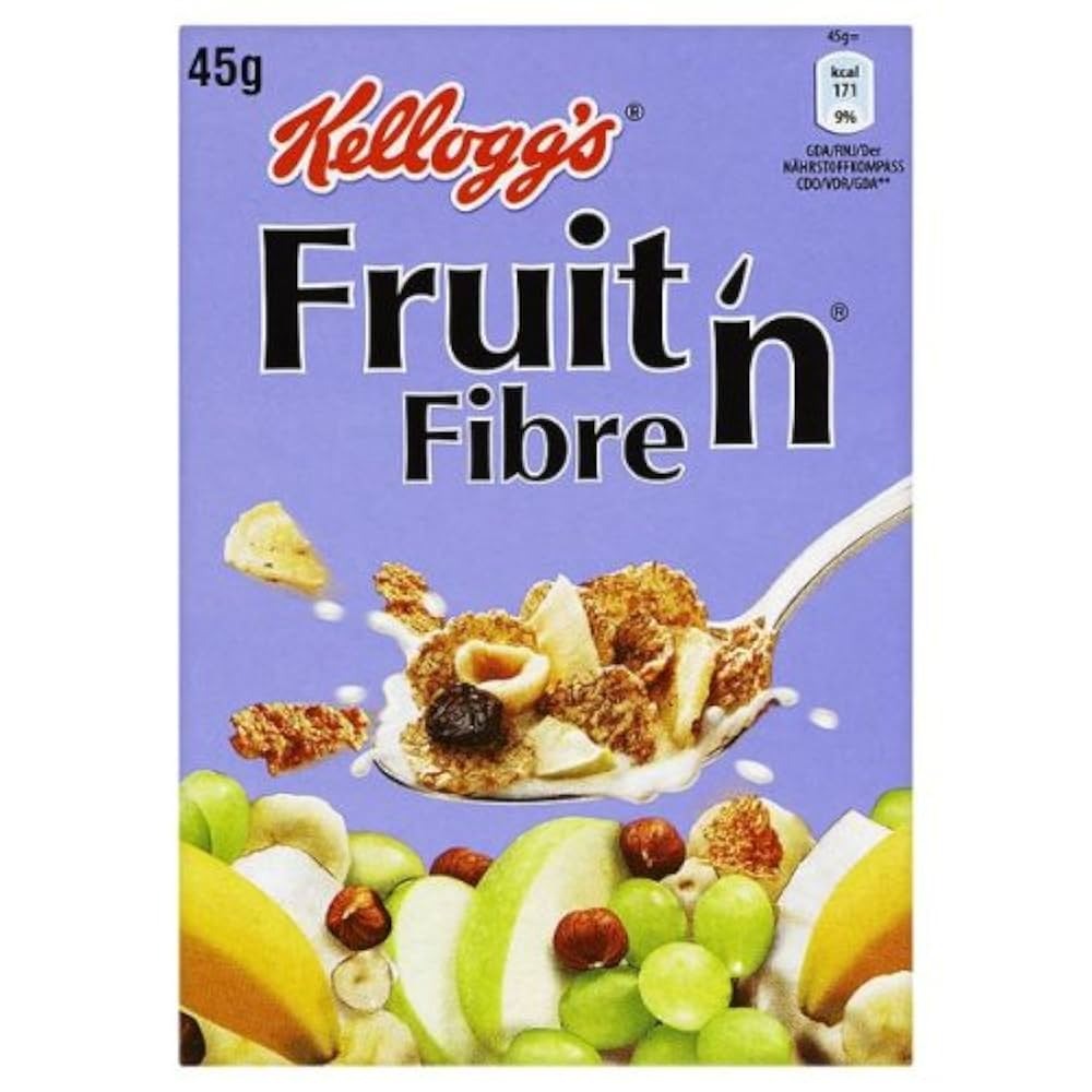 Kellogg's Cereal Fruit 'n Fibre 45g Multi Pack 40 x 45g Case Of 40 For Retail And Foodservice