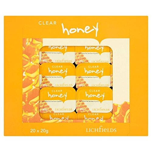 Lichfields Honey Individual Portions Clear 20 x 20g 5 x 20 x 20g Foodservice Multi Pack