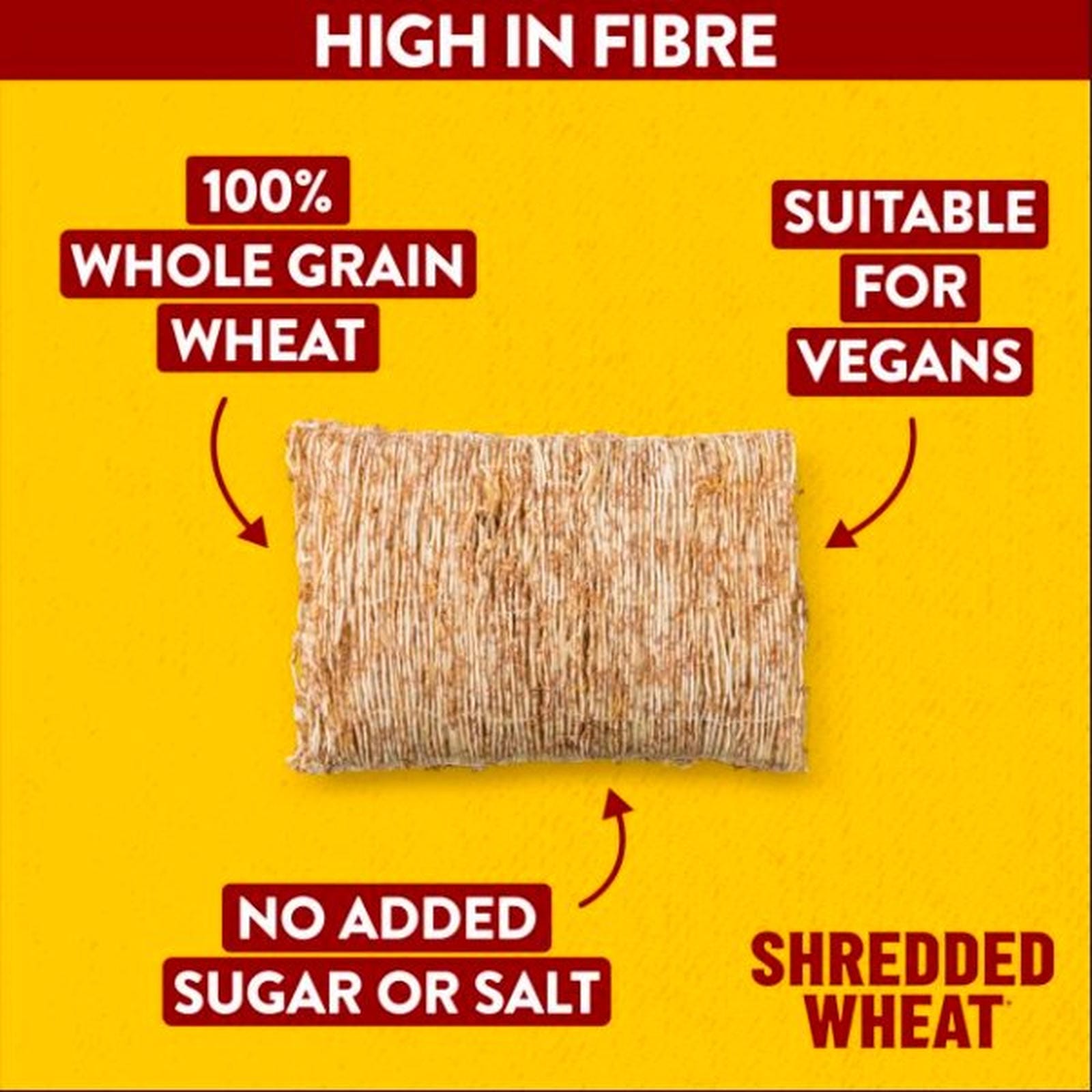 Nestlé Shredded Wheat Original Breakfast Cereal 16 Biscuits 360g