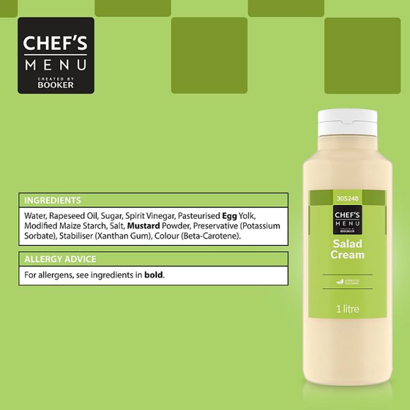 Chef's Menu Salad Cream 1 Litre