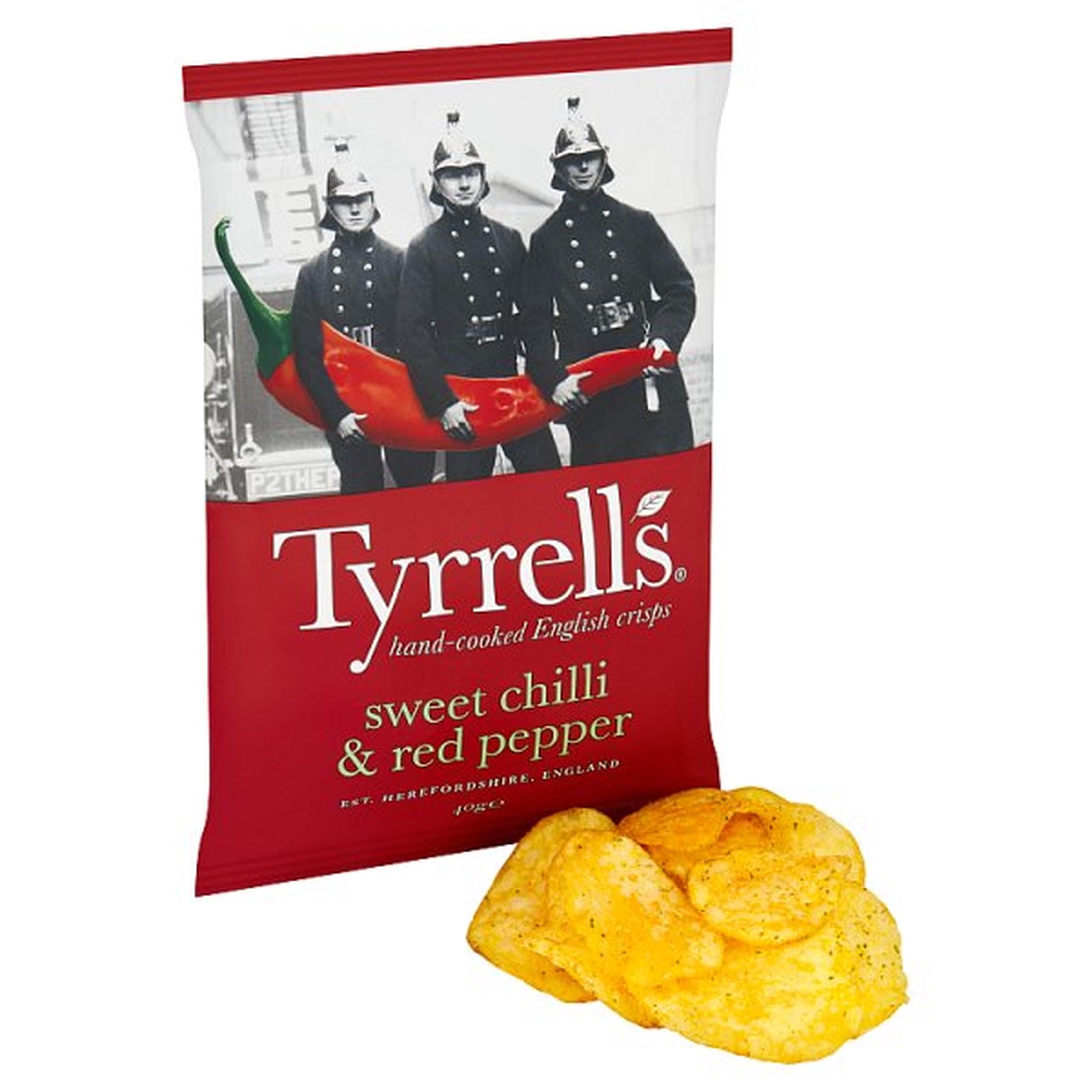 Tyrrells Sweet Chilli & Red Pepper Crisps 40g
