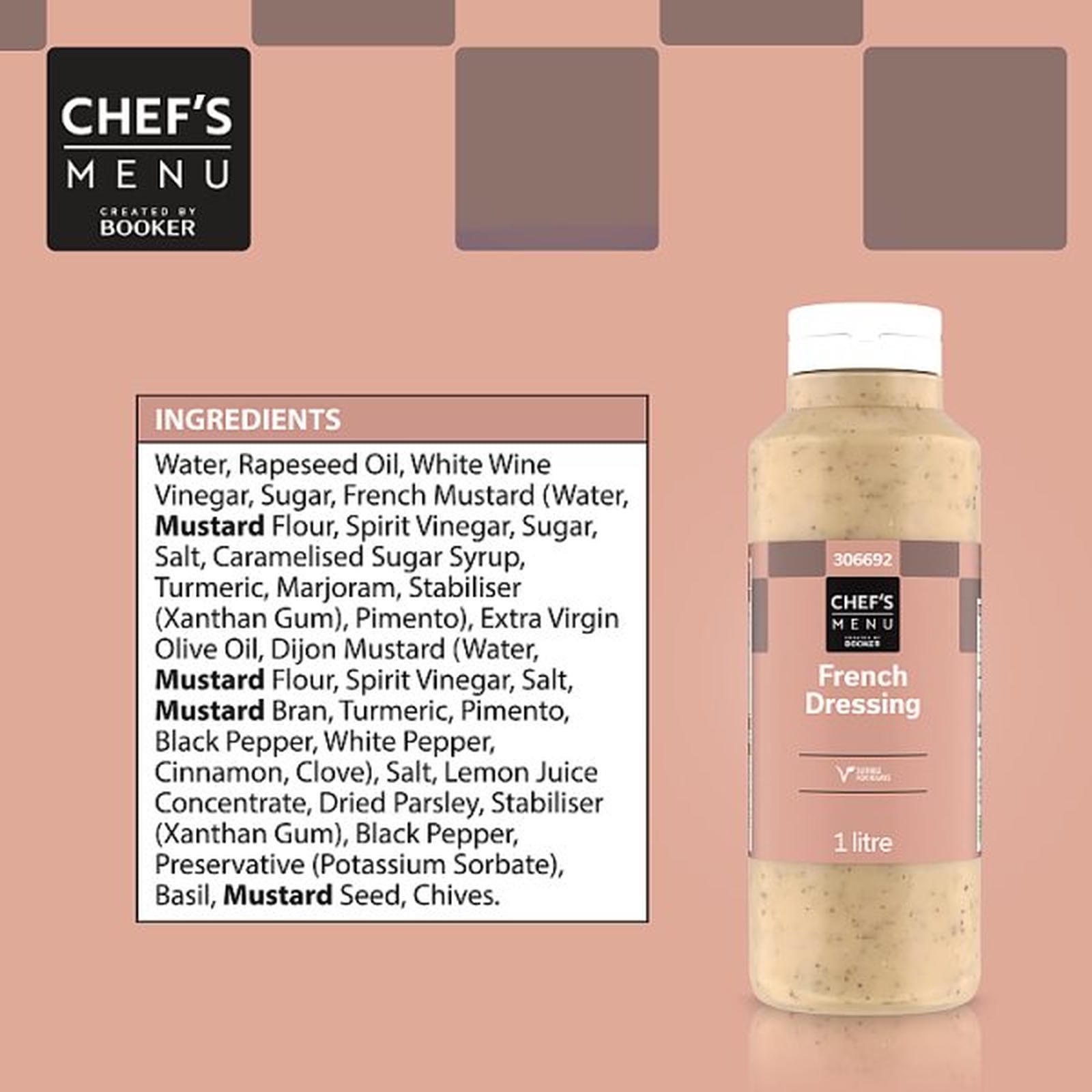 Chef's Menu French Dressing 1 litre