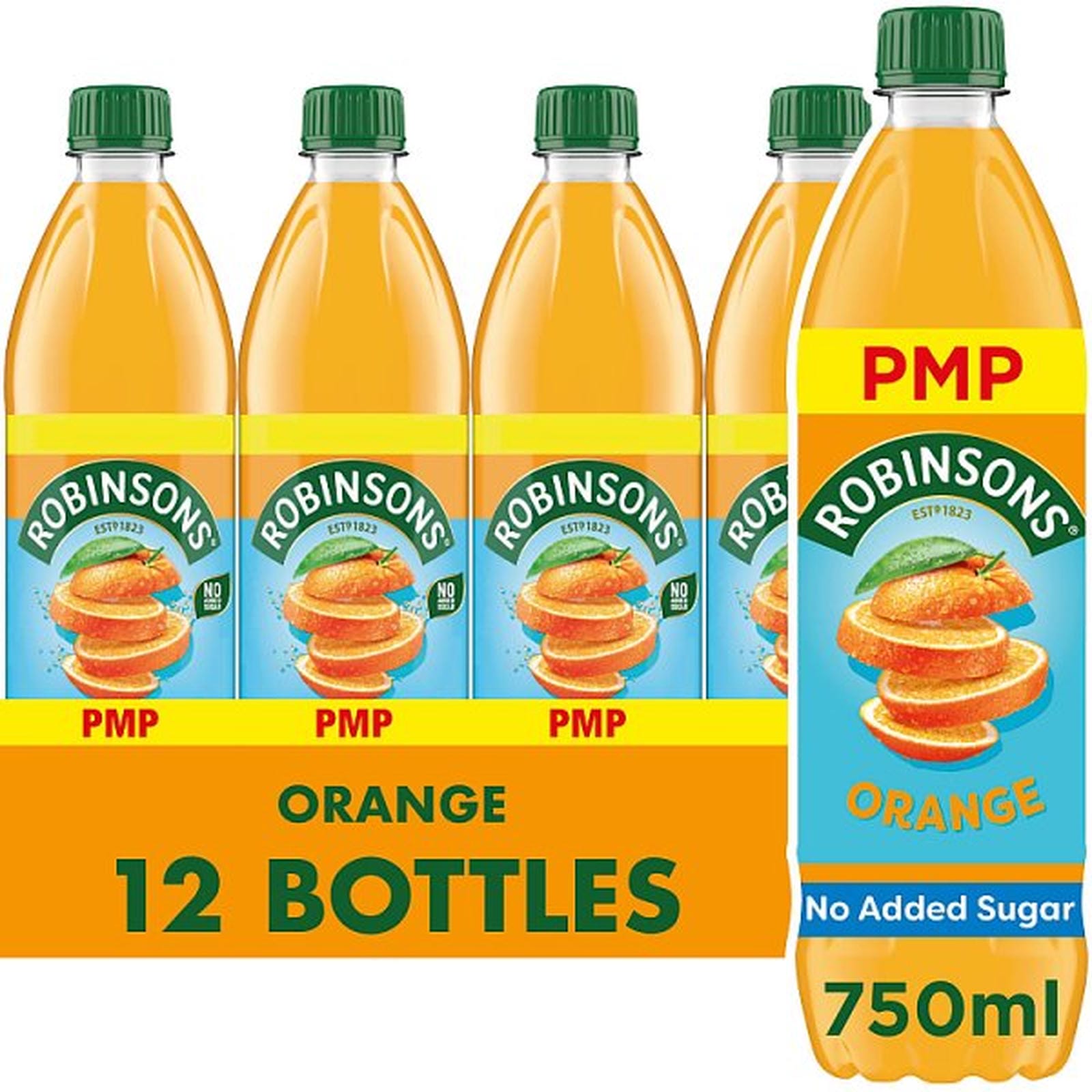 Robinsons Orange No Added Sugar Squash PMP 750ml