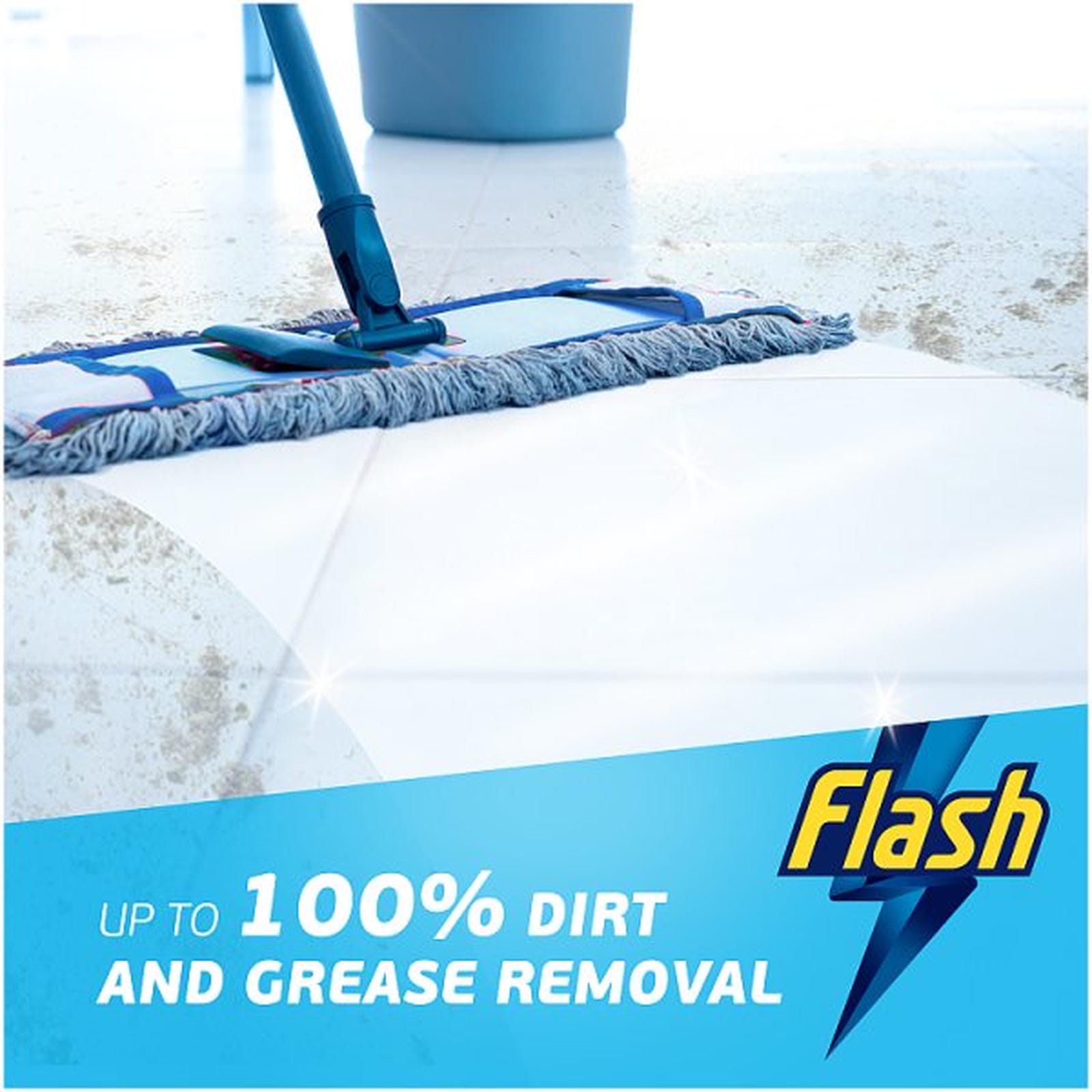 Flash Multipurpose Floor Liquid Cleaner PMP Crisp Lemon 1L