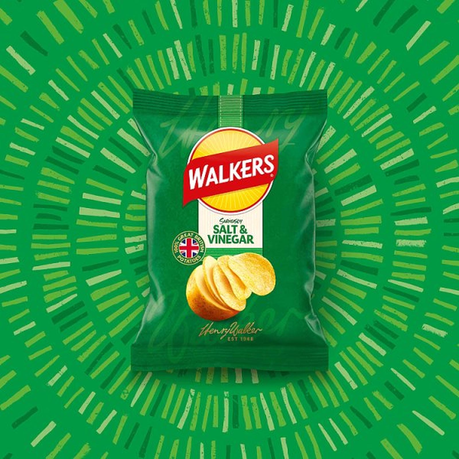 Walkers Salt & Vinegar Crisps 32.5g