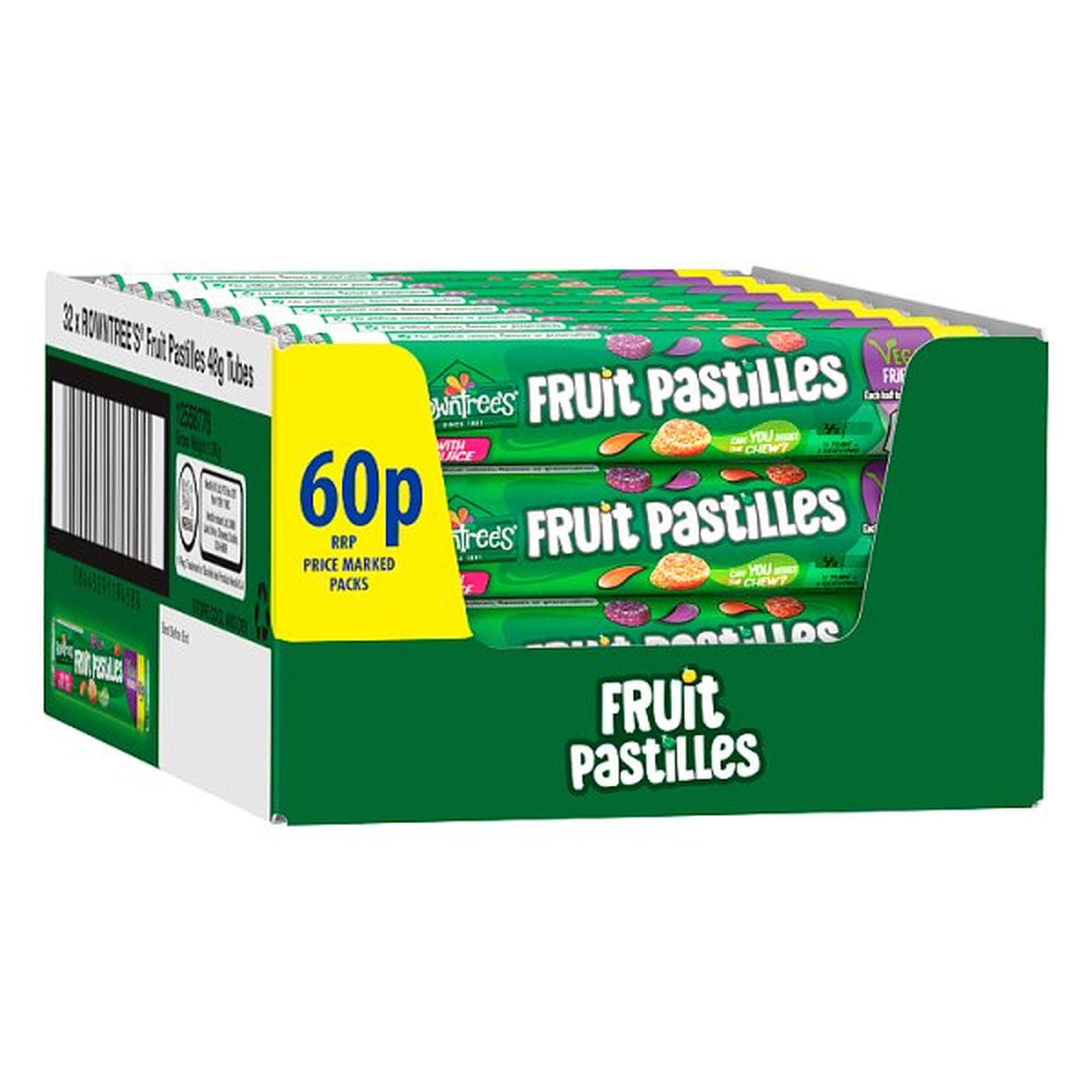 Rowntree's Fruit Pastilles Sweets Tube 48g PMP 60p