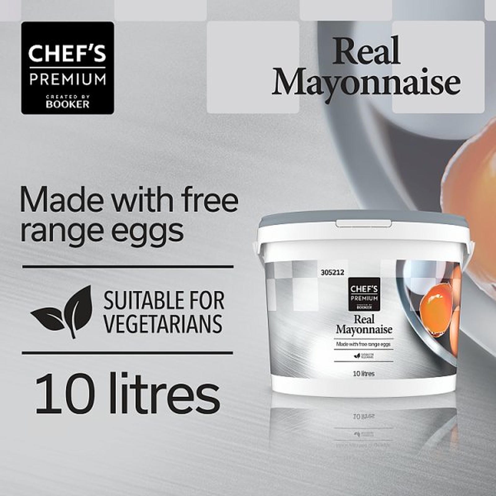 Chef's Premium Real Mayonnaise 10 litres