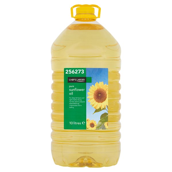 Sunflower Oil Chef's Larder Pure 10 Litre Multi Pack 2 x 10 Litre Suitable For Cooking And Frying