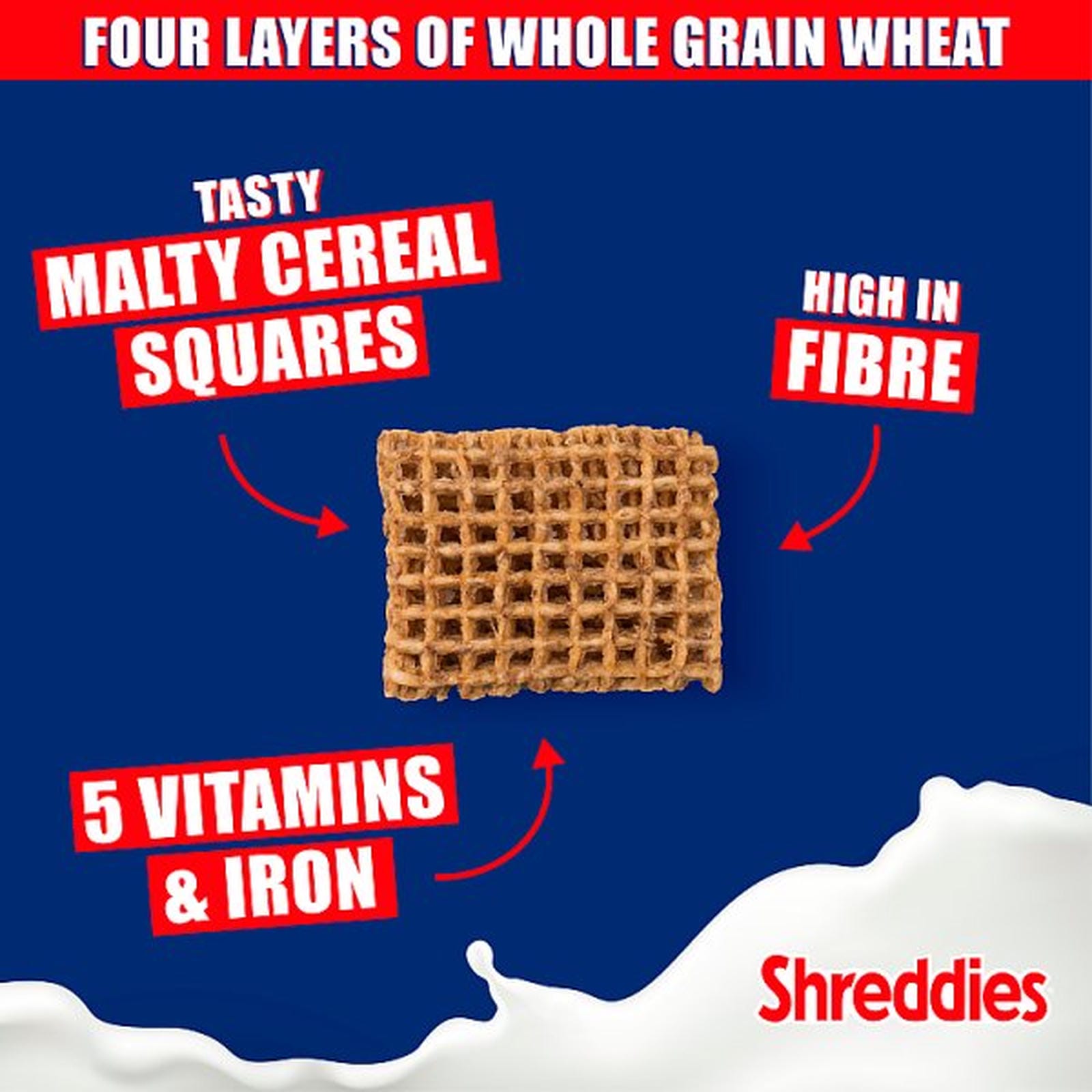 Nestlé Shreddies Original Breakfast Cereal 460g