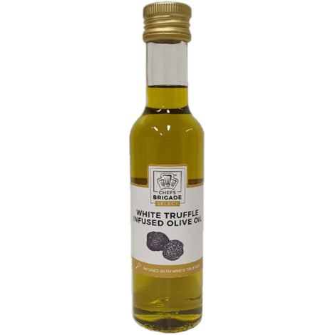 Chefs Brigade Select Olive Oil White Truffle Infused 250ml 1 x 250ml For Cooking And Finishing