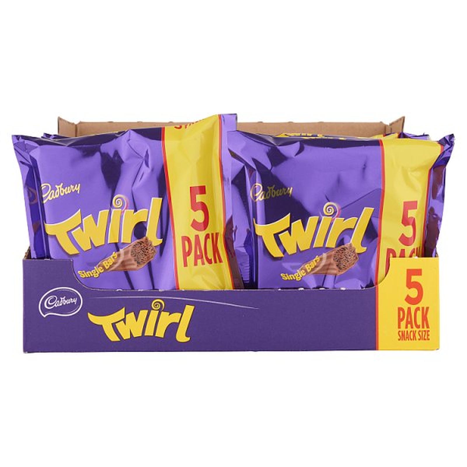 Cadbury Twirl Milk Chocolate 5 Pack Multipack 107.5 g
