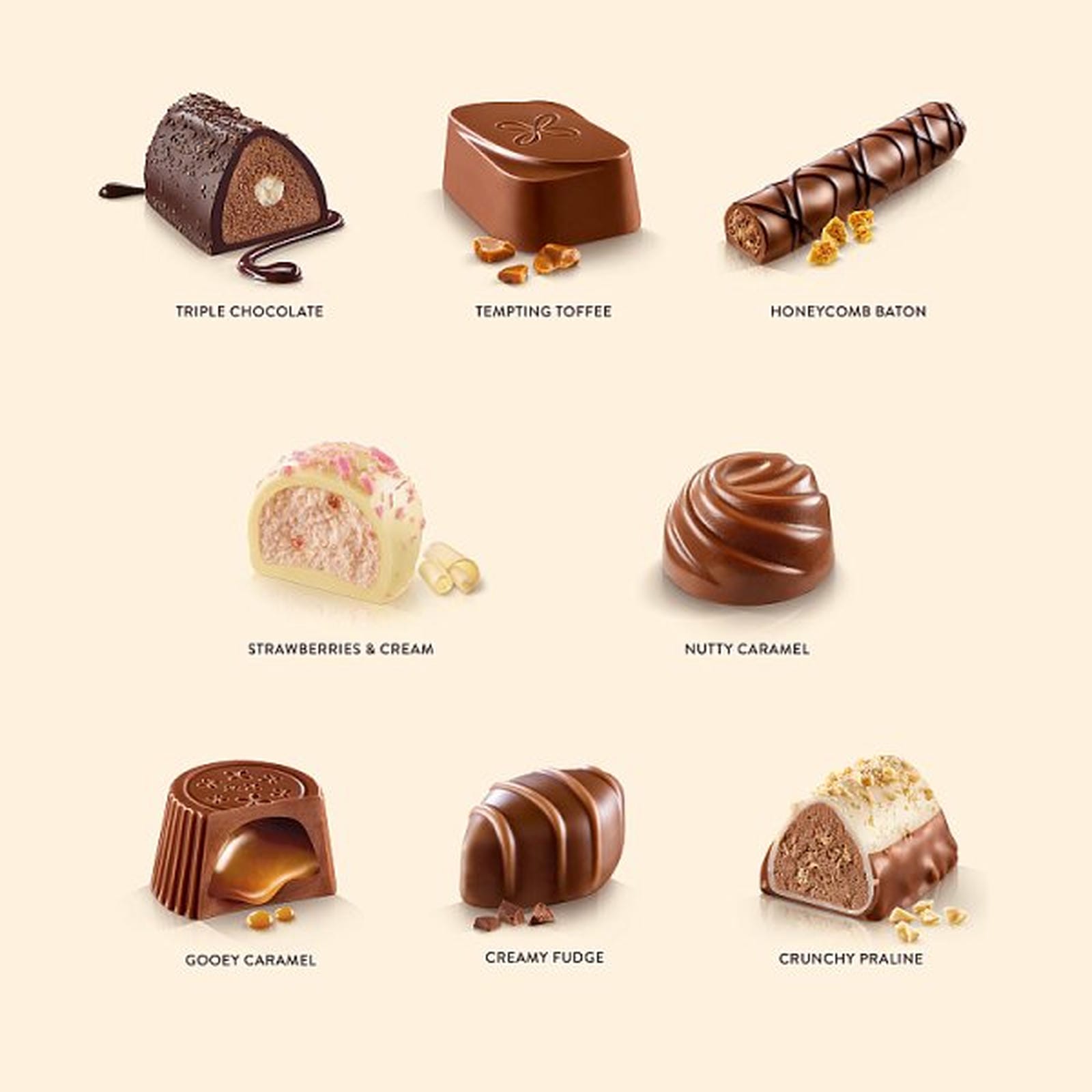 Thorntons Classic Collection Milk, Dark & White Chocolate Gift Box 262g