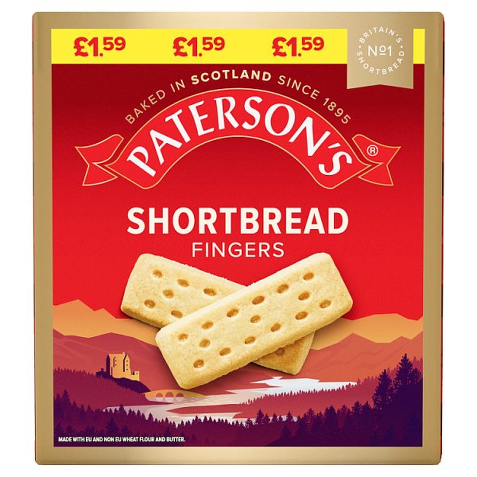 Paterson's Shortbread Fingers 300g (2 x 150g)