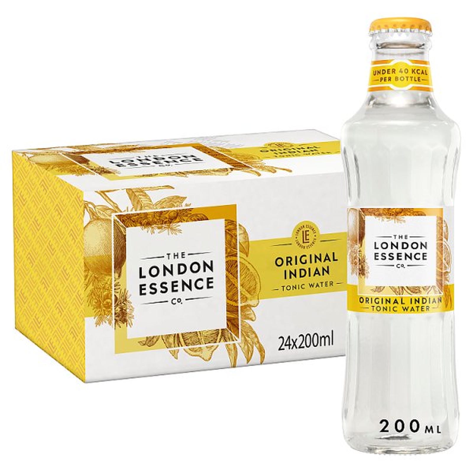 London Essence Original Indian Tonic Water Bottles 24 x 200ml