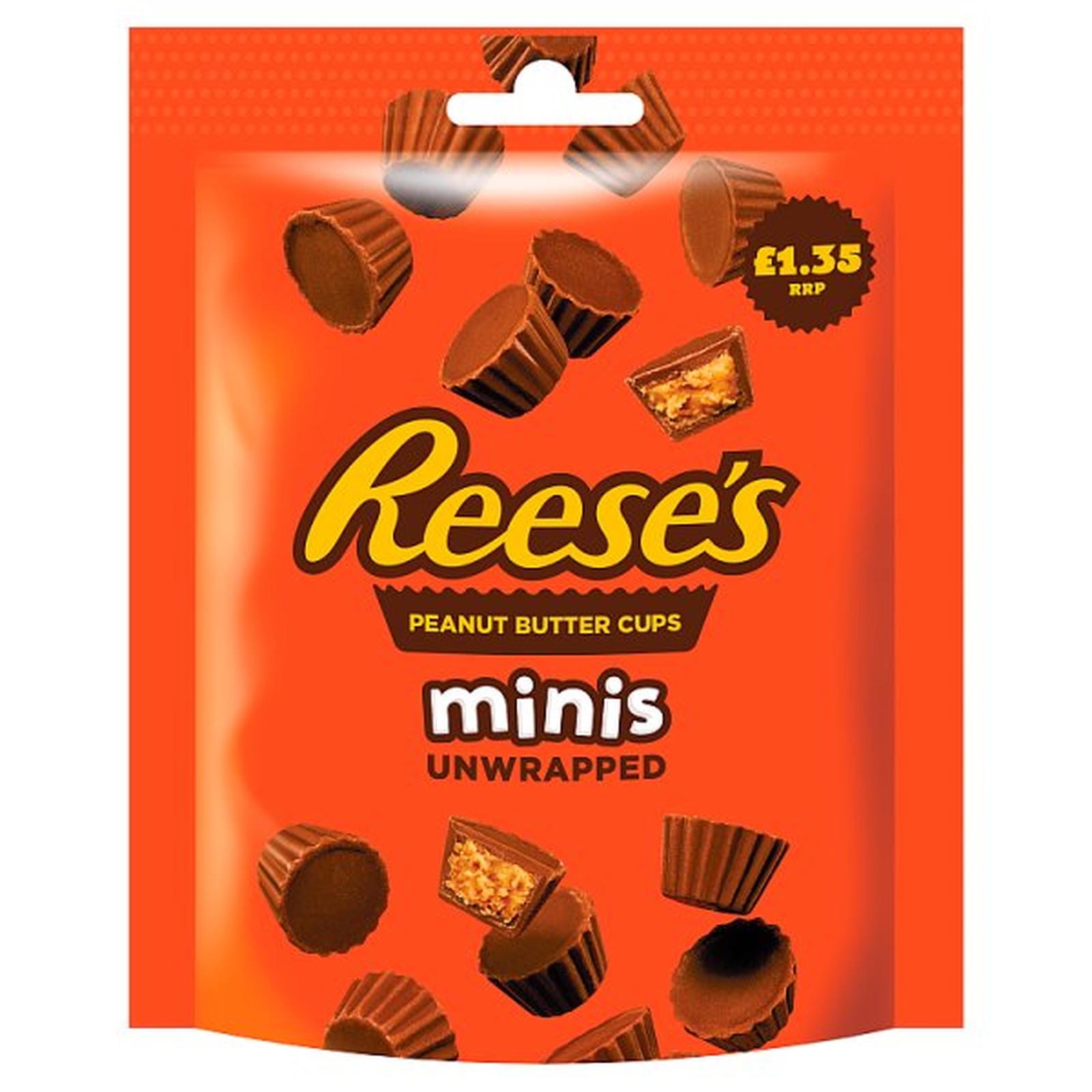 Reese's Peanut Butter Cup Minis Unwrapped 68g PMP £1.35