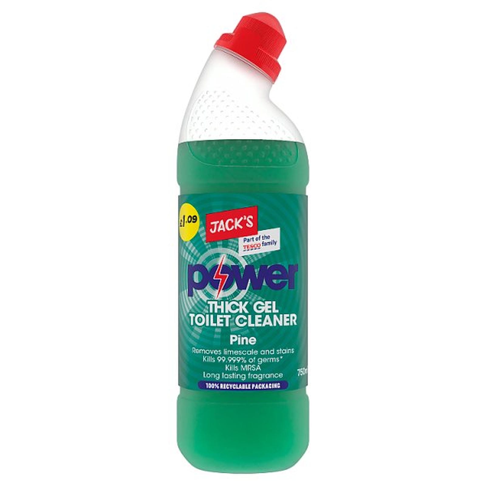 Jack's Power Thick Gel Toilet Cleaner Pine 750ml