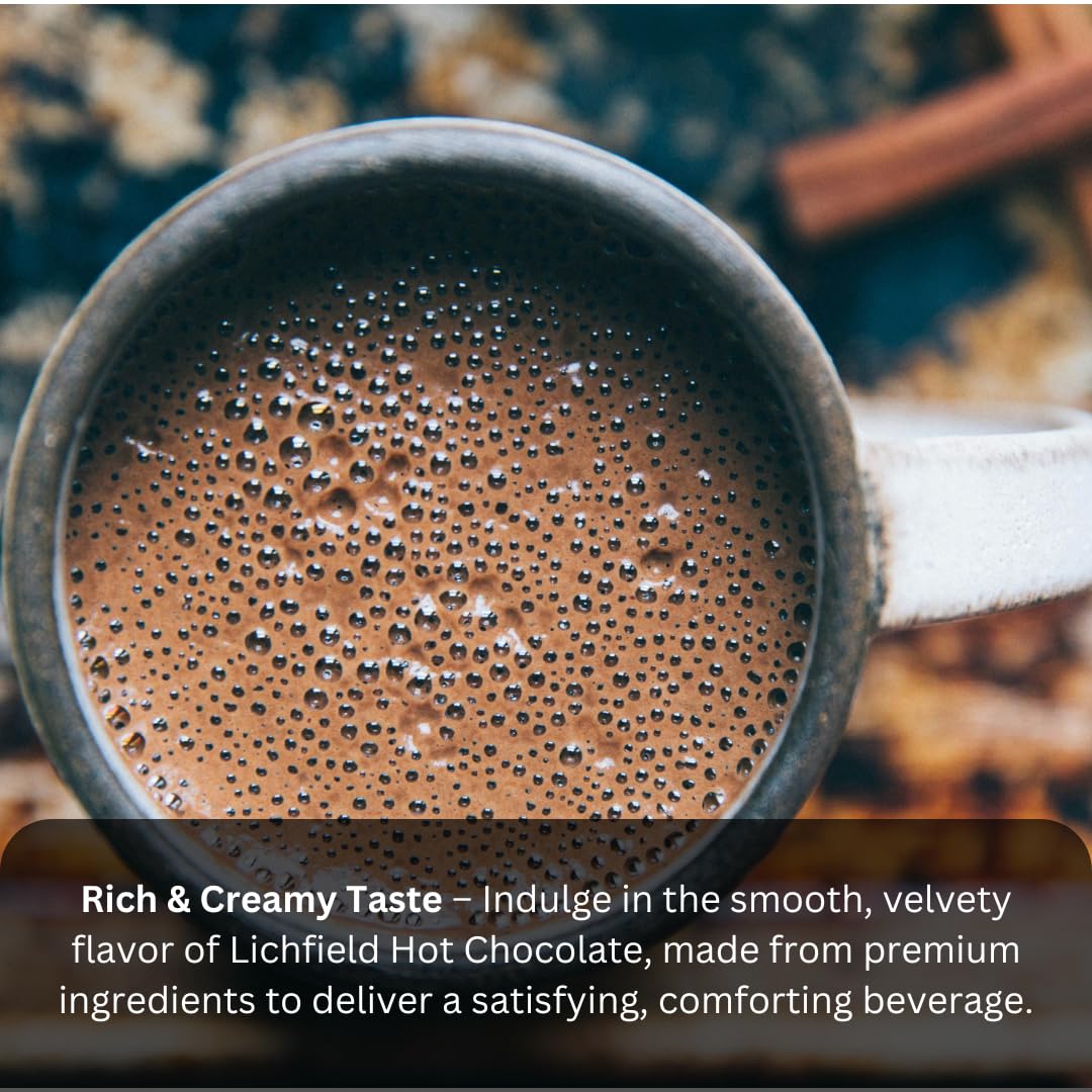 WoodzyCo Exclusive Hot Chocolate Sachet 28g Instant Rich And Creamy Individually Wrapped 10 Pack