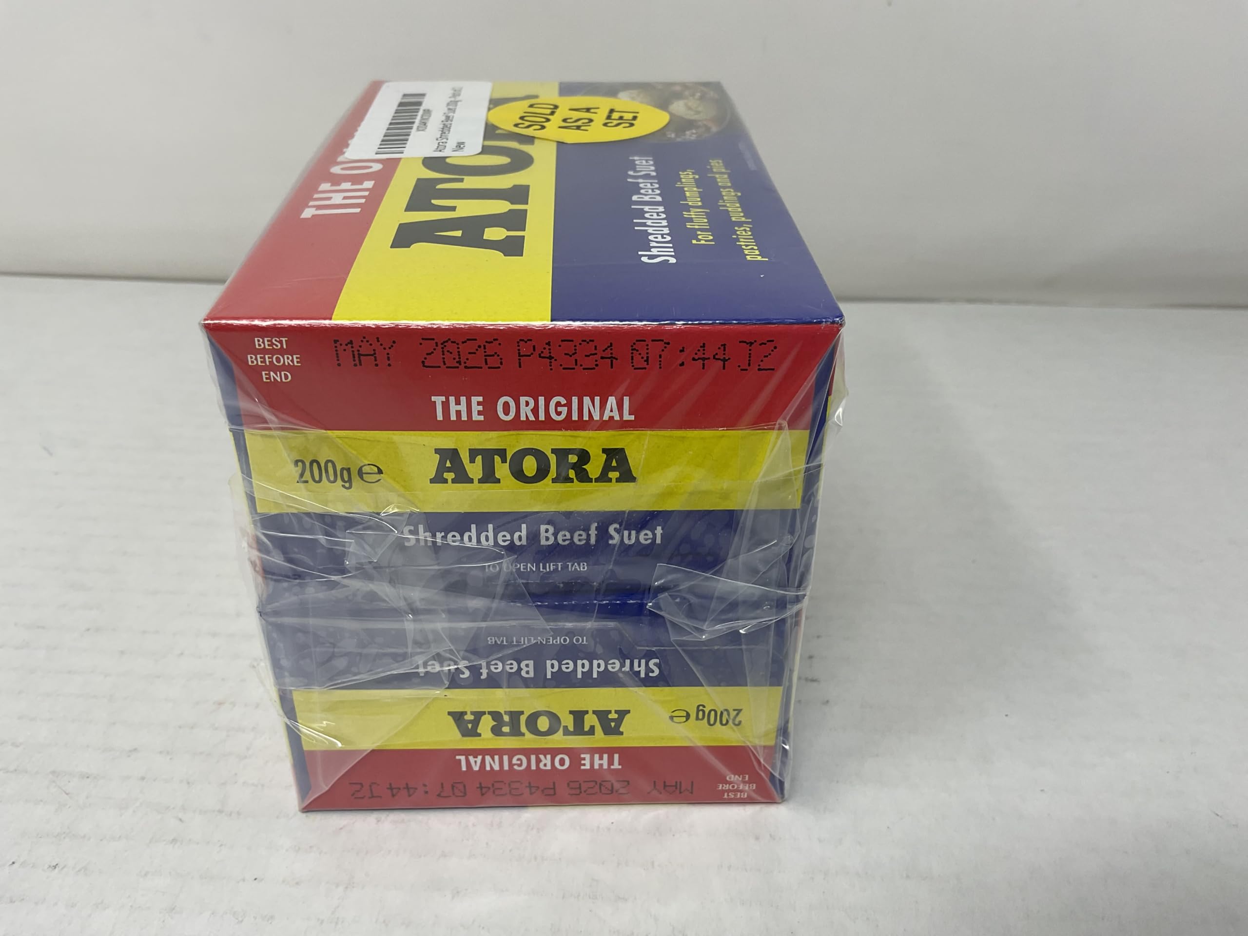 Atora Shredded Beef Suet 240 g Pack Of 2 For Pastry And Cooking In UK Home Baking