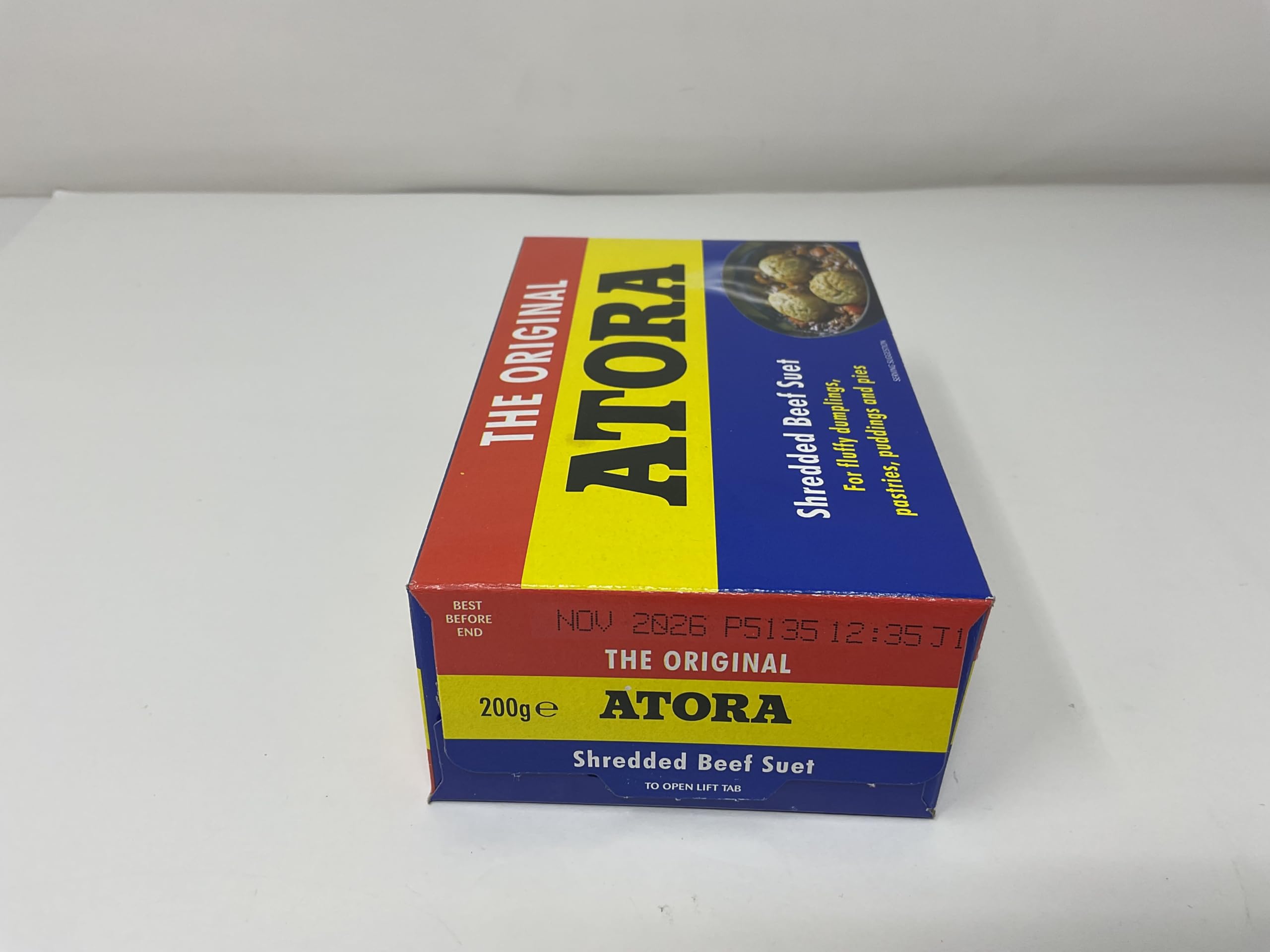 Atora Shredded Beef Suet 240 g Pack Of 2 For Pastry And Cooking In UK Home Baking