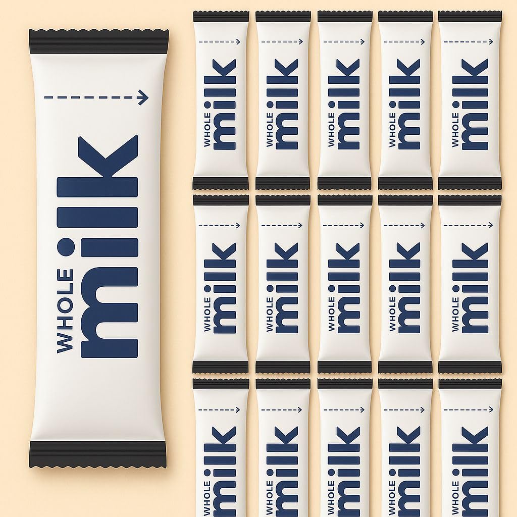 Lakeland UHT Milk Sachets 10ml Single-Use Portions For Coffee On The Go For Office And Travel Use