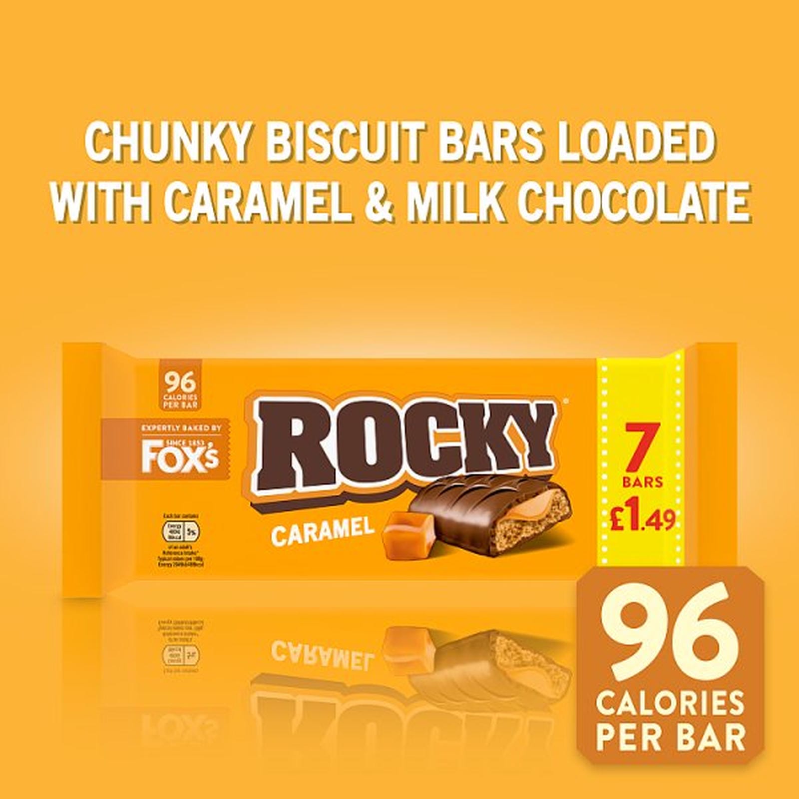 Fox's Rocky Caramel 7 x 19.5g (136.5g)