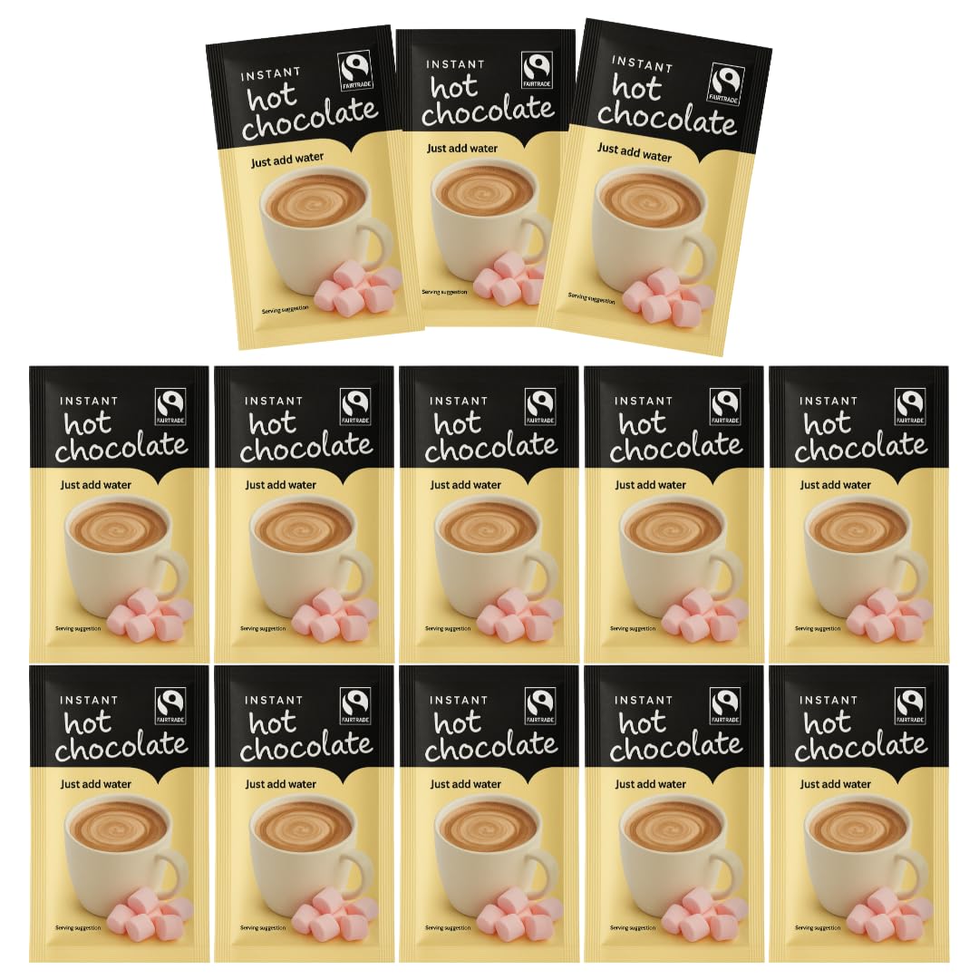 WoodzyCo Exclusive Hot Chocolate Sachet 28g Instant Rich And Creamy Individually Wrapped 10 Pack