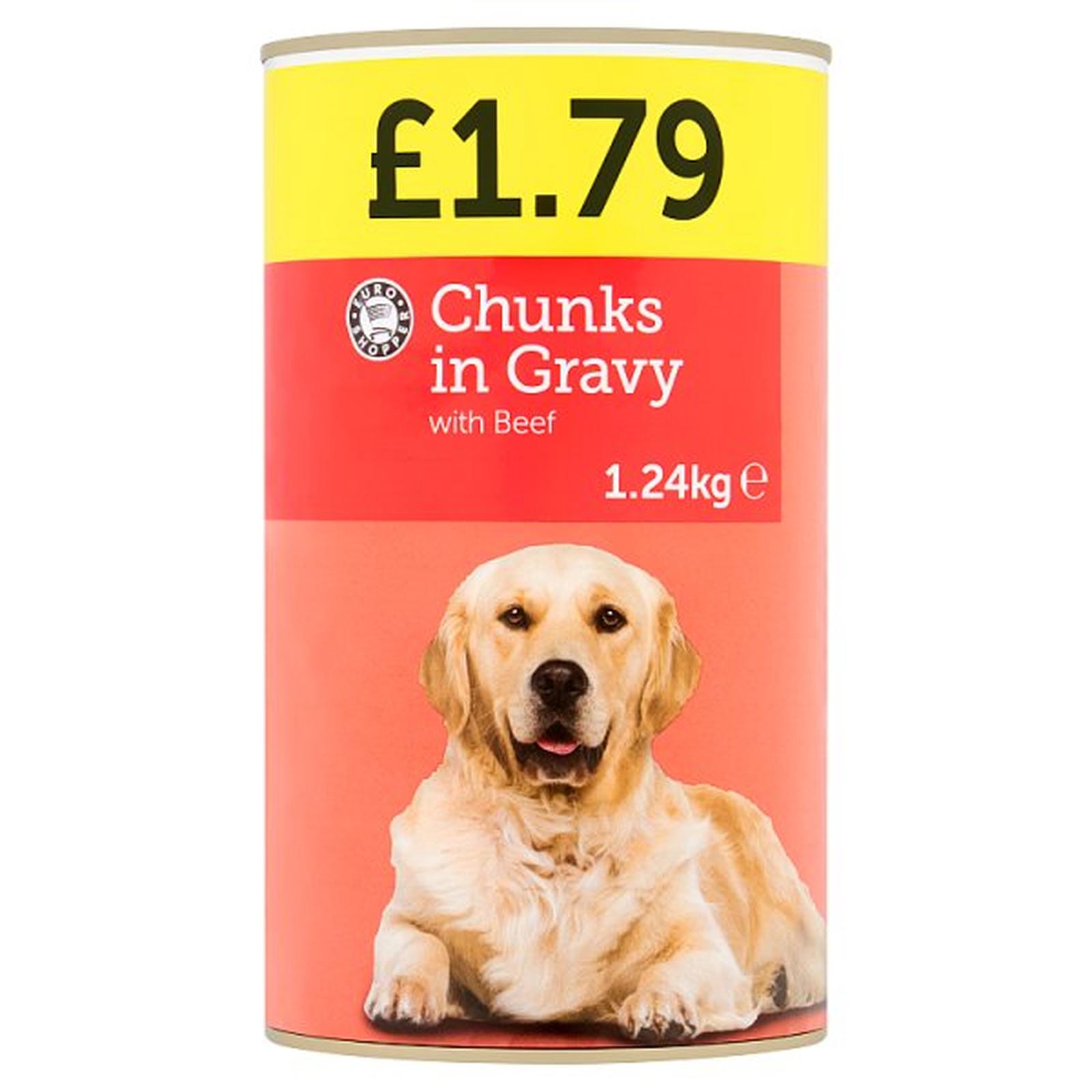 Euro Shopper Chunks in Gravy with Beef 1.24kg
