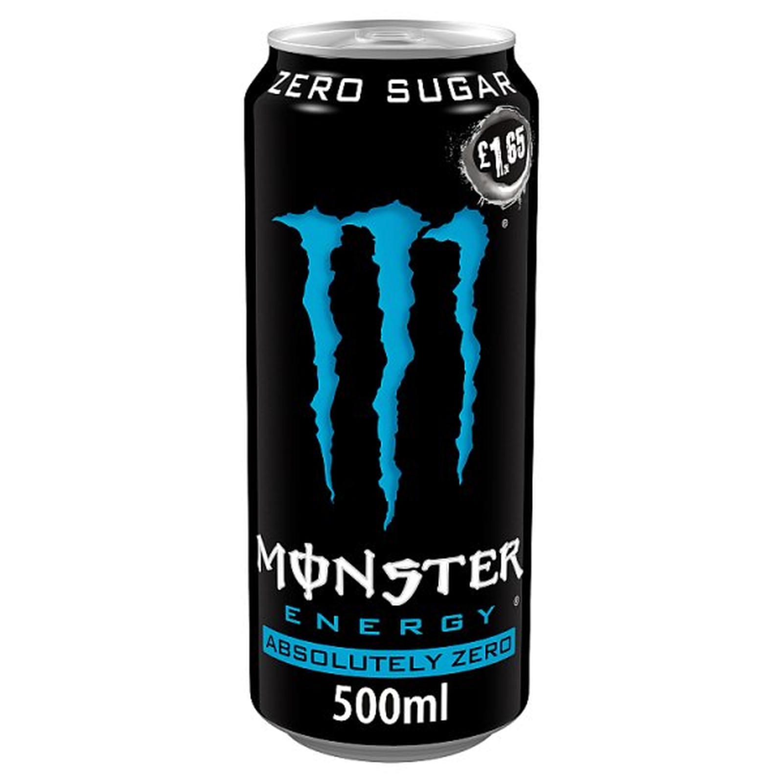 Monster Energy Drink Absolutely Zero Sugar 500ml PM £1.65