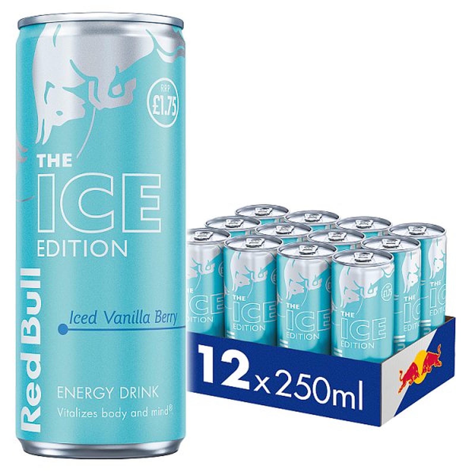 Red Bull Ice Edition Iced Vanilla Berry Energy Drink 250ml PM £1.75