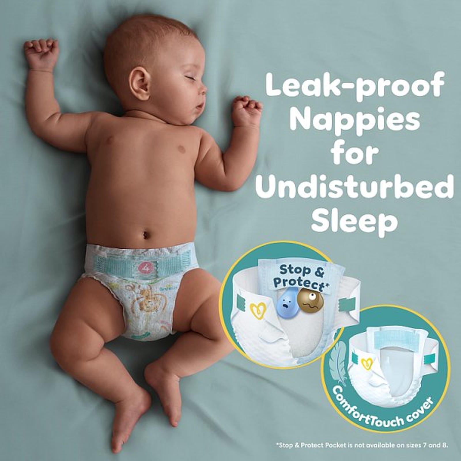 Pampers Baby-Dry Size 6, 19 Nappies, 13kg-18kg, Carry Pack