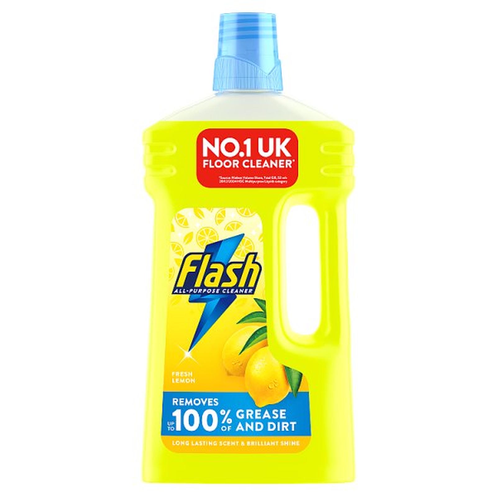 Flash Multipurpose Floor Liquid Cleaner PMP Crisp Lemon 1L