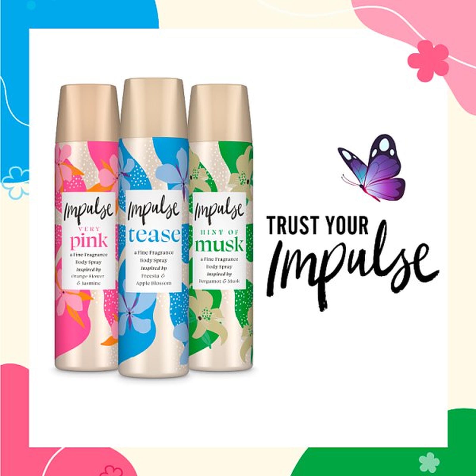 Impulse Tease Body Spray 75ml