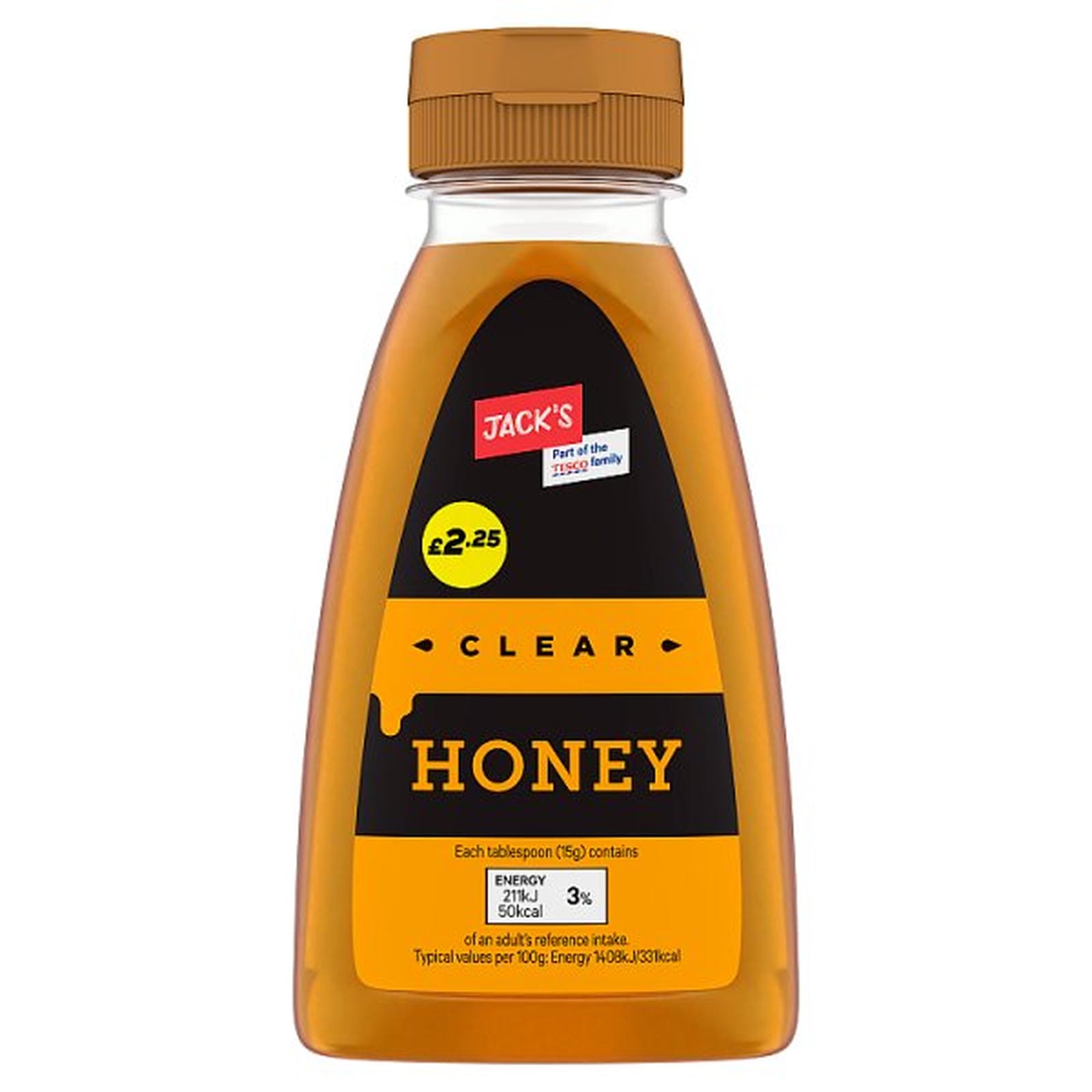 Jack's Clear Honey 340g