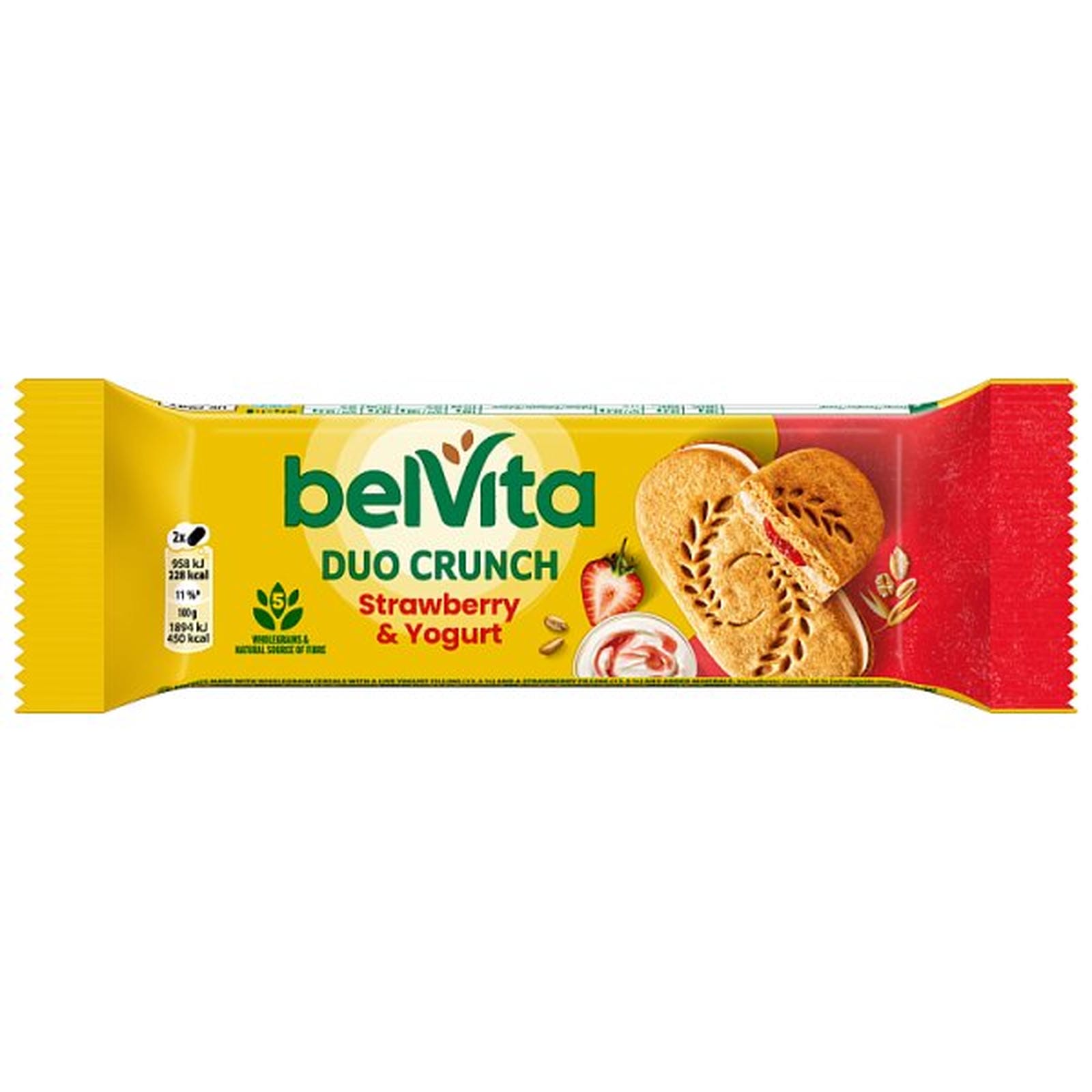 Belvita Duo Crunch Strawberry & Yogurt Cereal Snack Bar 50.6g