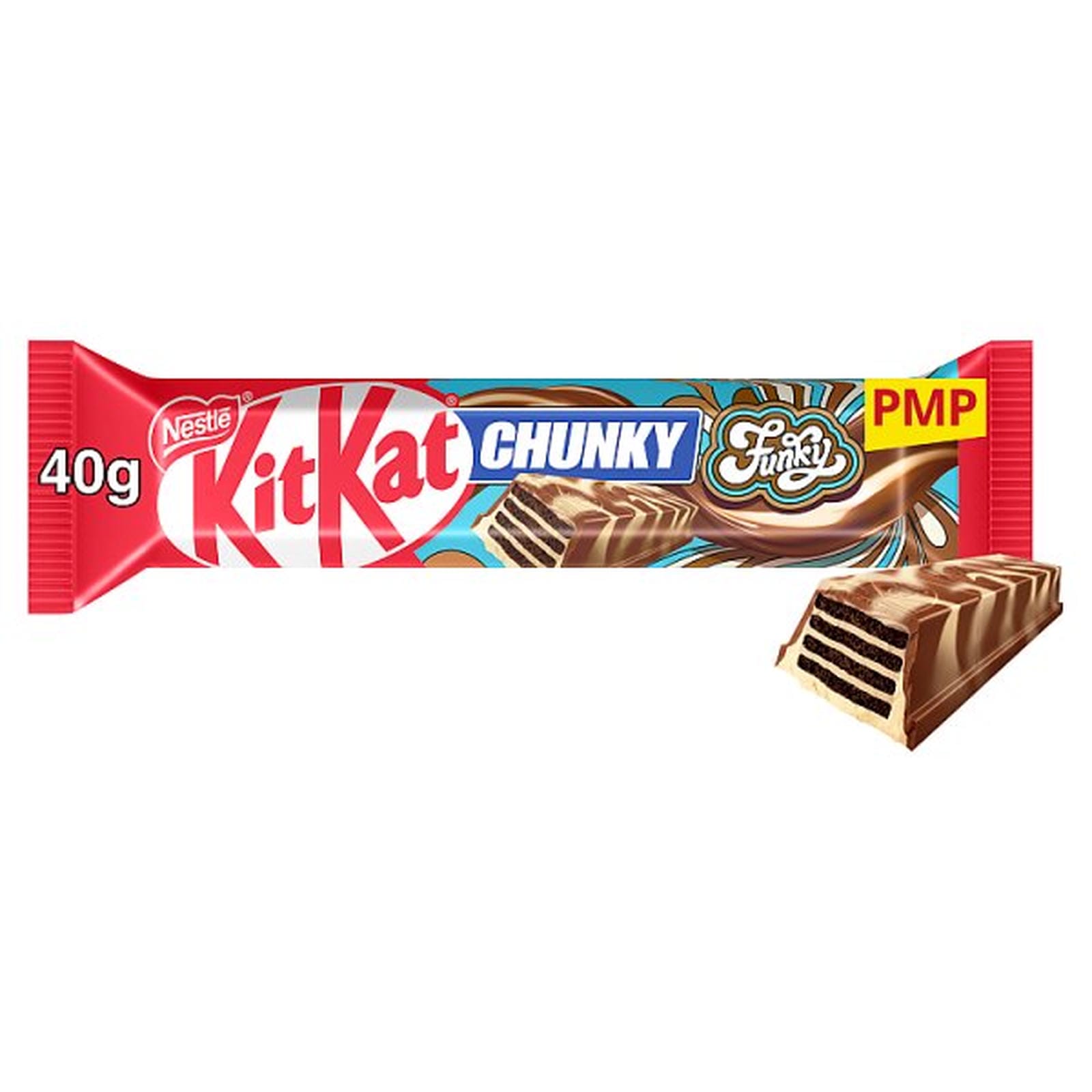 KitKat Chunky Funky Chocolate Bar 40g PMP 89p