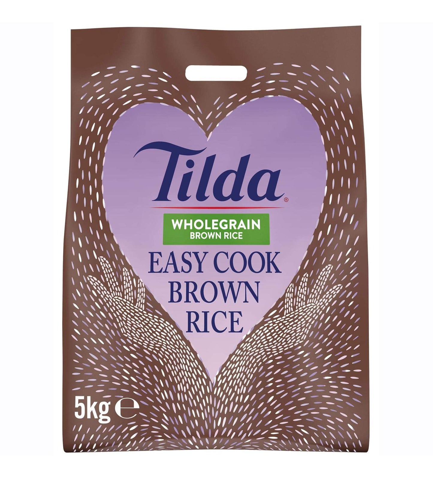 Tilda Easy Cook Wholegrain Brown Rice 5kg – 1 x 5kg