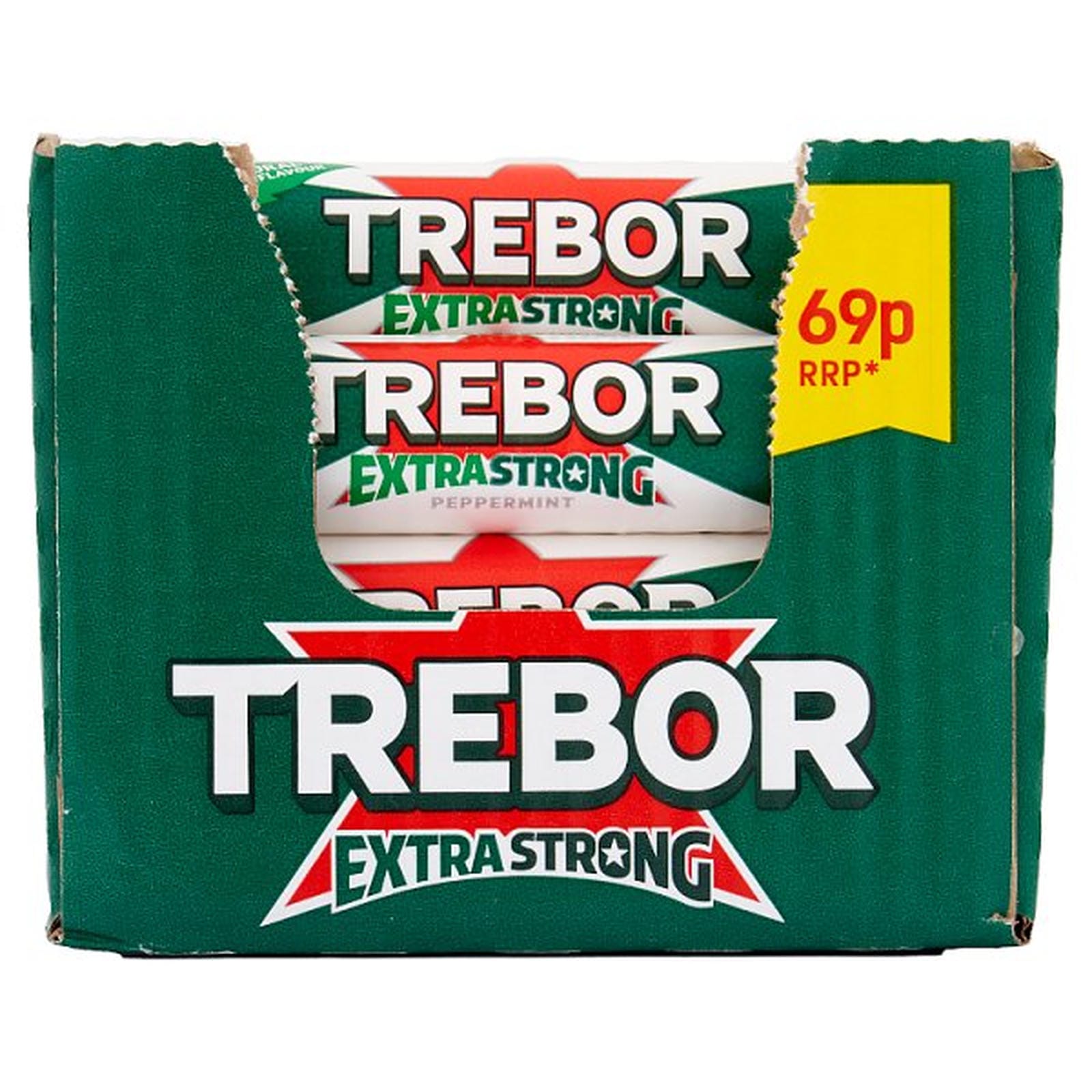 Trebor Extra Strong Peppermint Mints Roll 69p PMP 41.3g