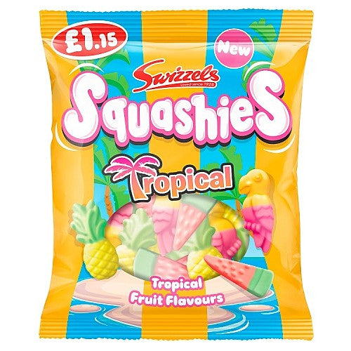 Swizzels Squashies Tropical PM115 – 12 x 100g