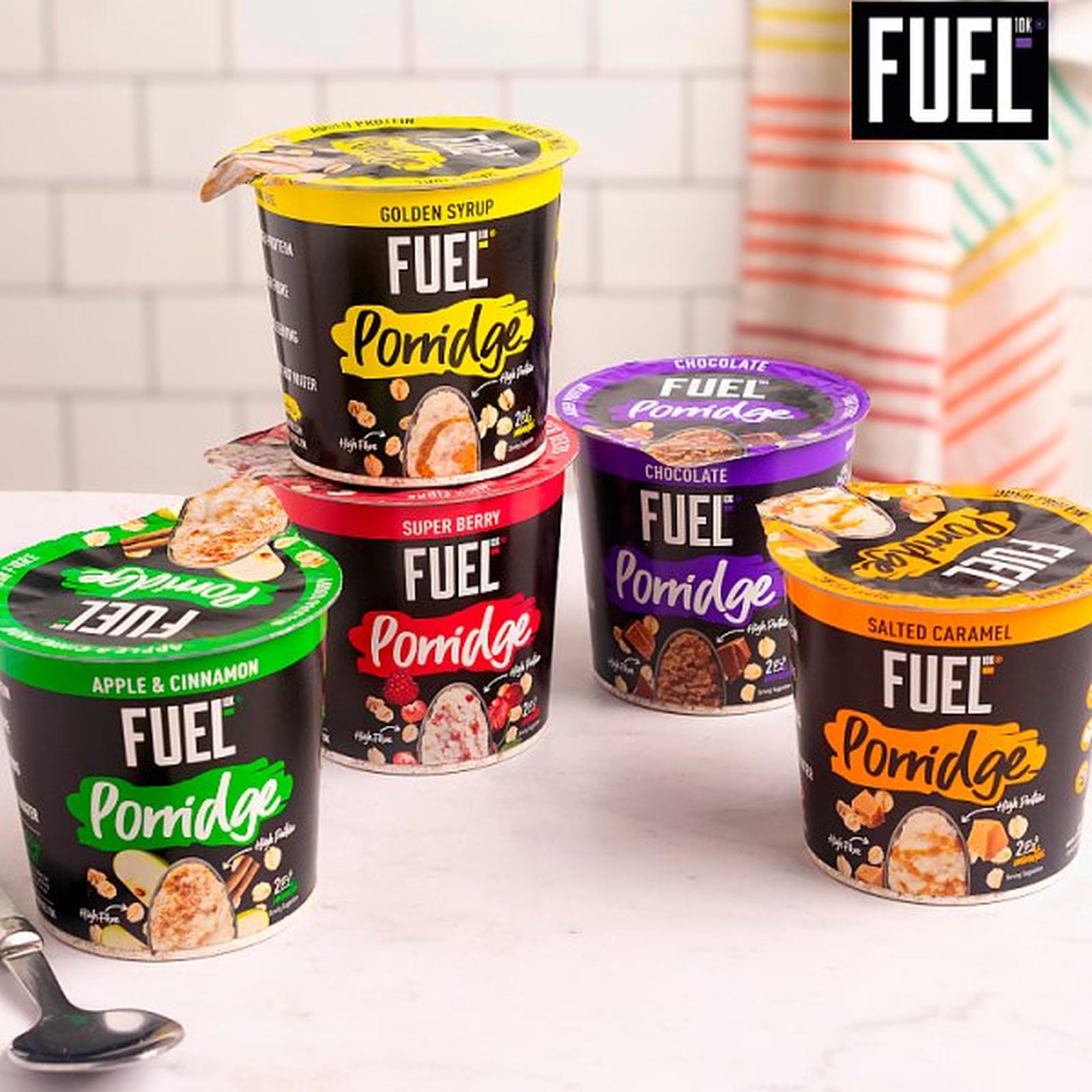 FUEL10K High Protein Chocolate Porridge Oat Cereal Pot 70g