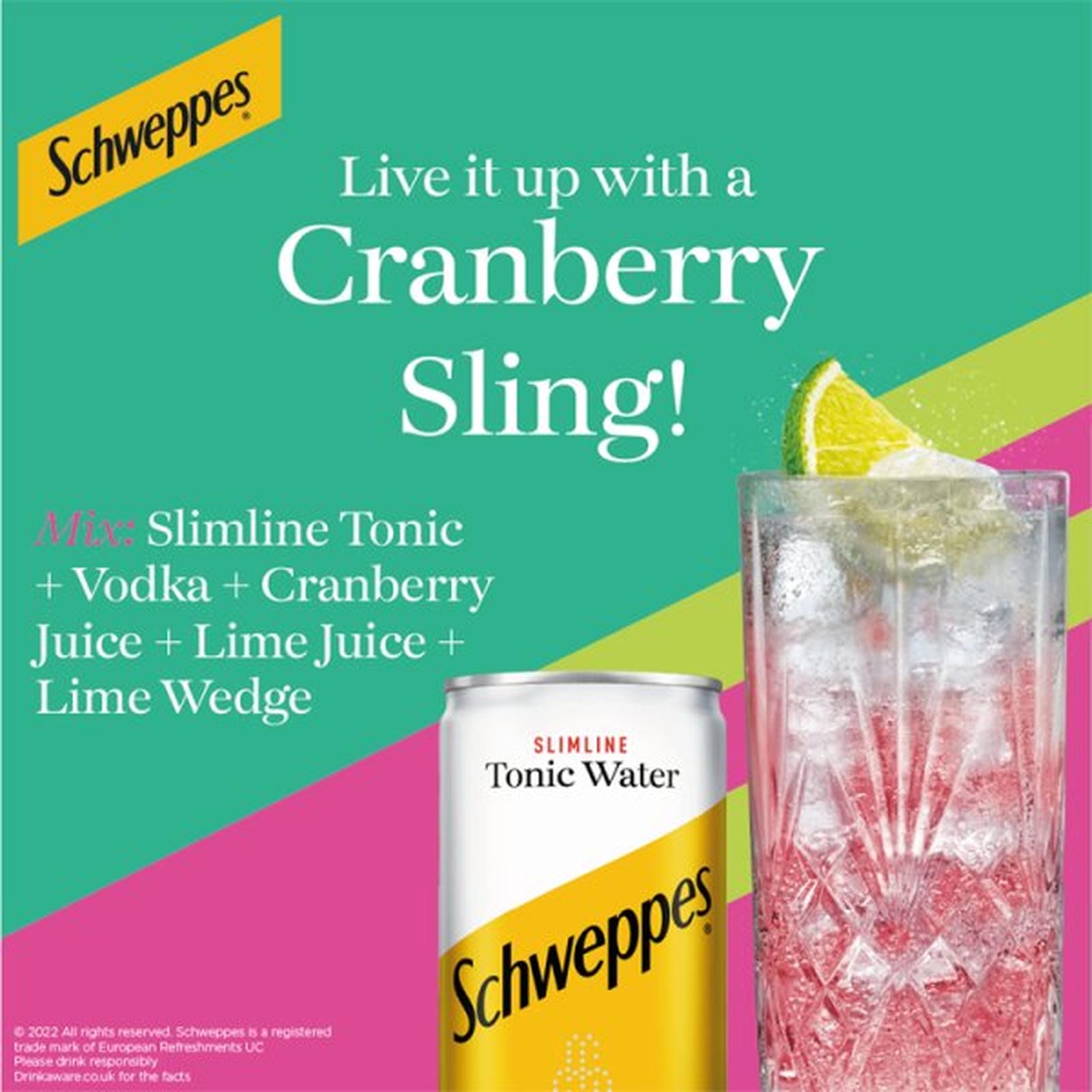 Schweppes Slimline Tonic Water 150ml