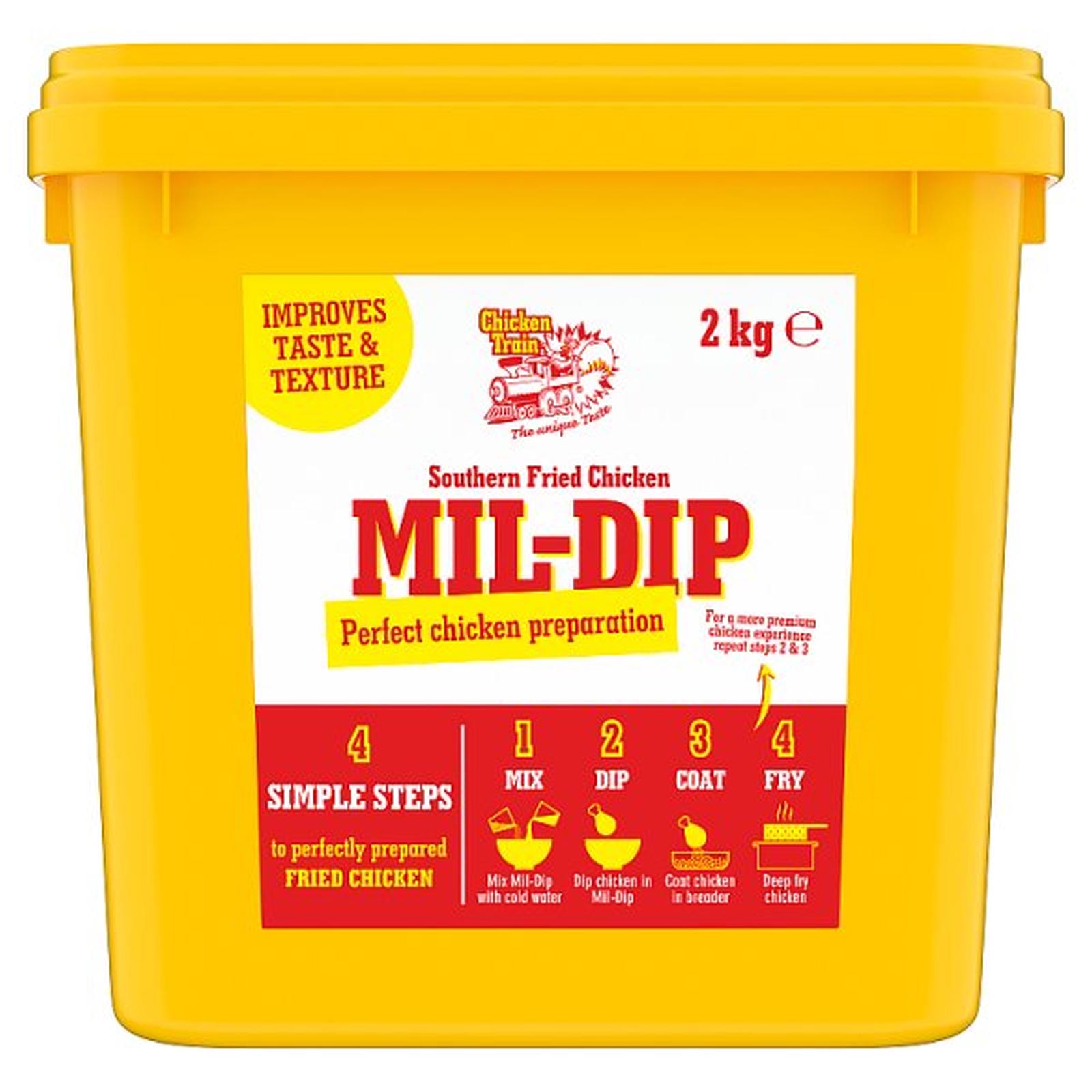 Chicken Train Mil-Dip Southern Fried Chicken 2kg