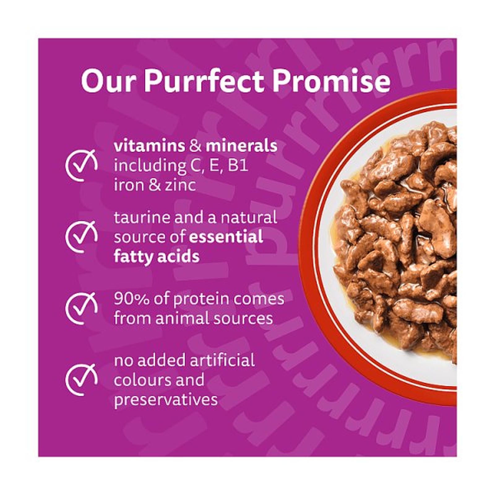 WHISKAS 1+ MEATY Meals Wet Cat Food Pouches in Gravy 12 x 85g