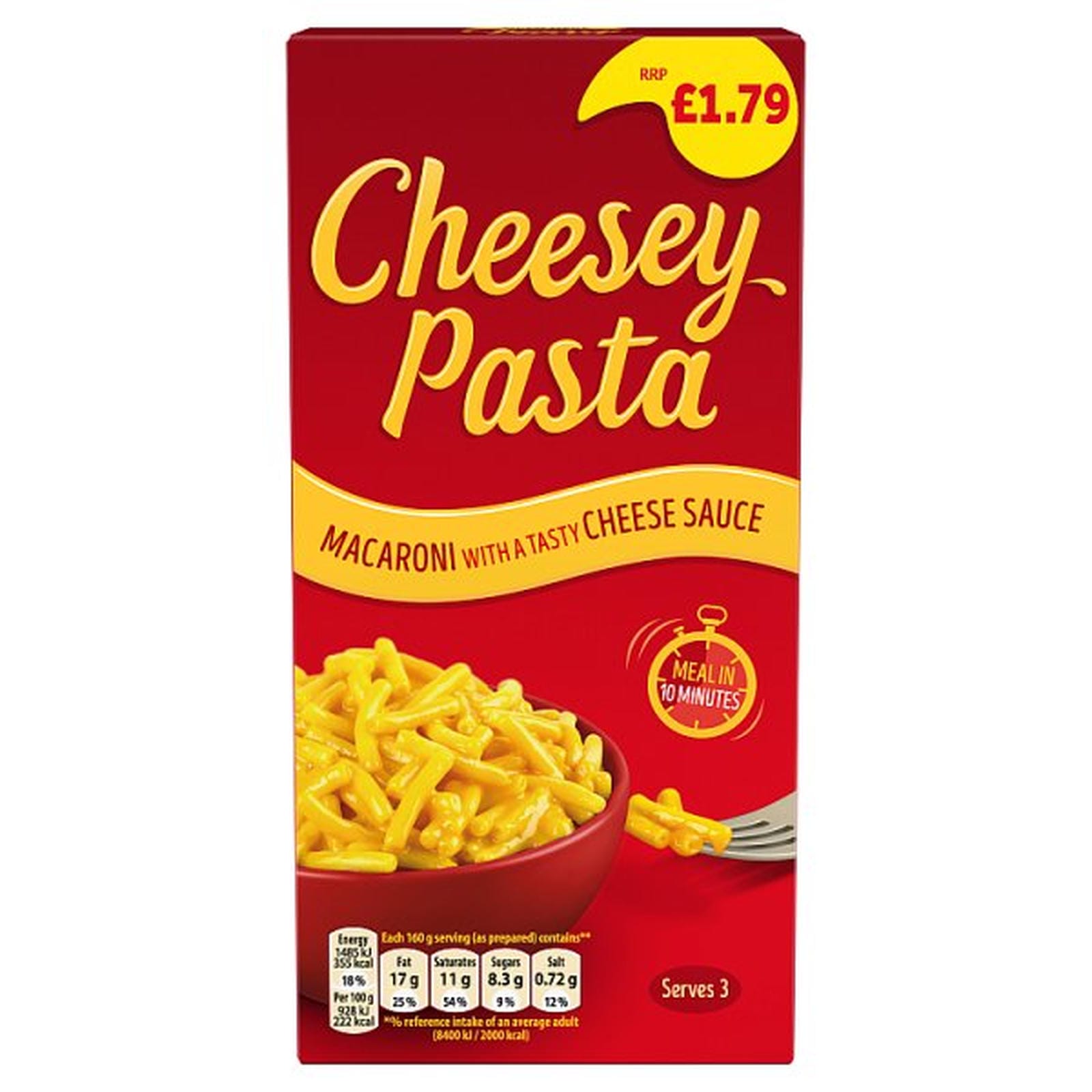 Cheesey Pasta Macaroni with a Tasty Cheese Sauce 190g