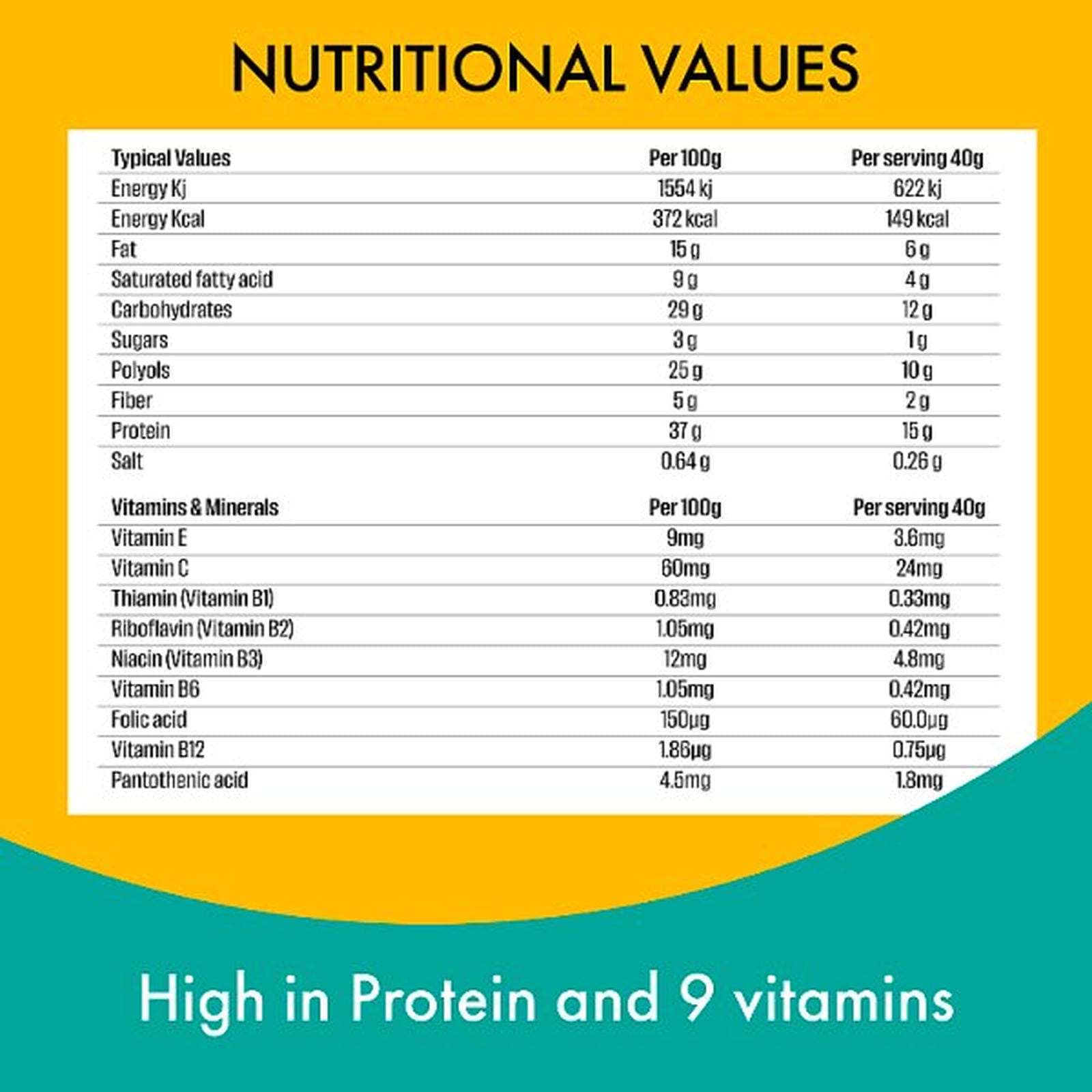 FULFIL Chocolate Salted Caramel Flavour Vitamin & Protein Bar 40g