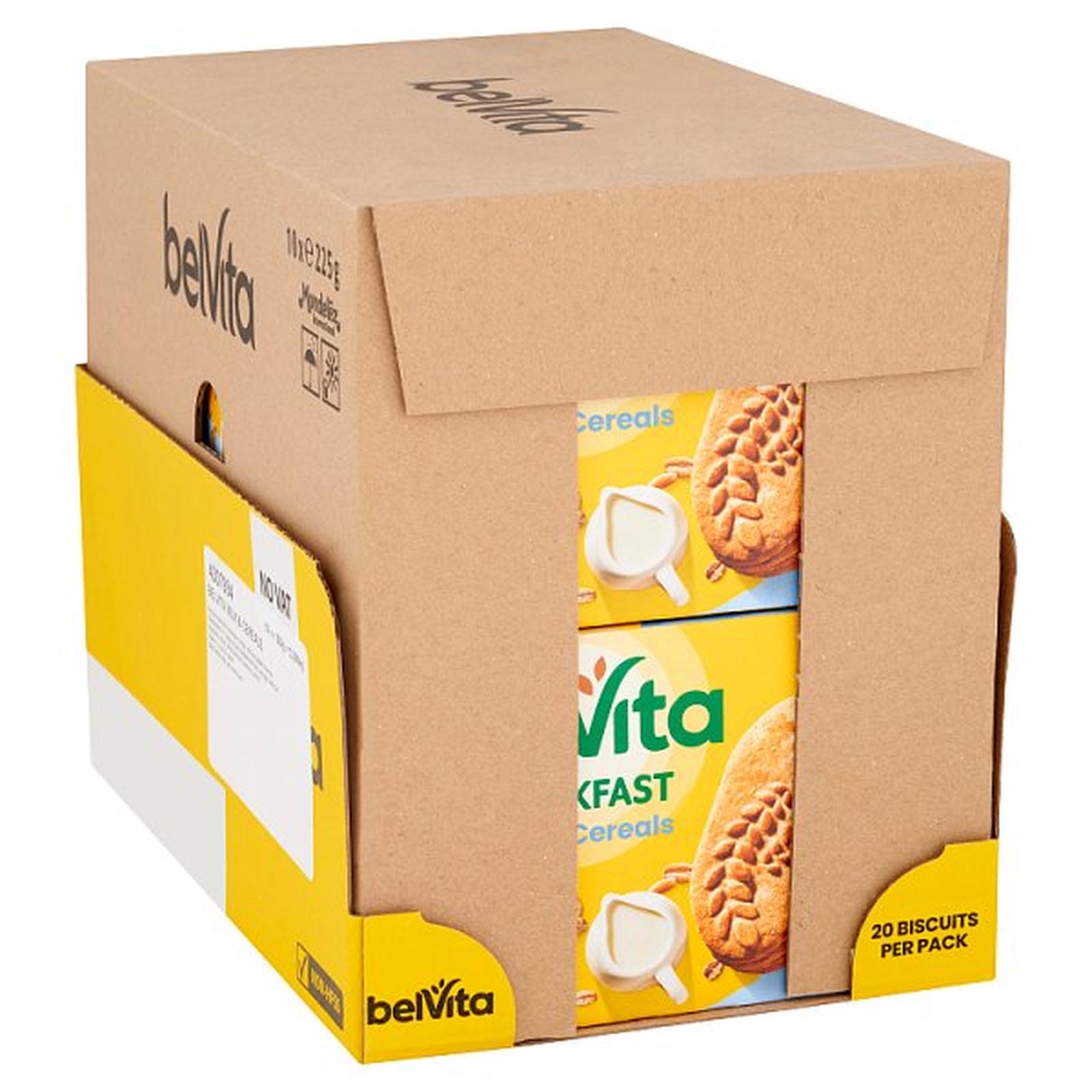 Belvita Milk & Cereal Biscuit Snack Bars Multipack 125g (5 x 45g)