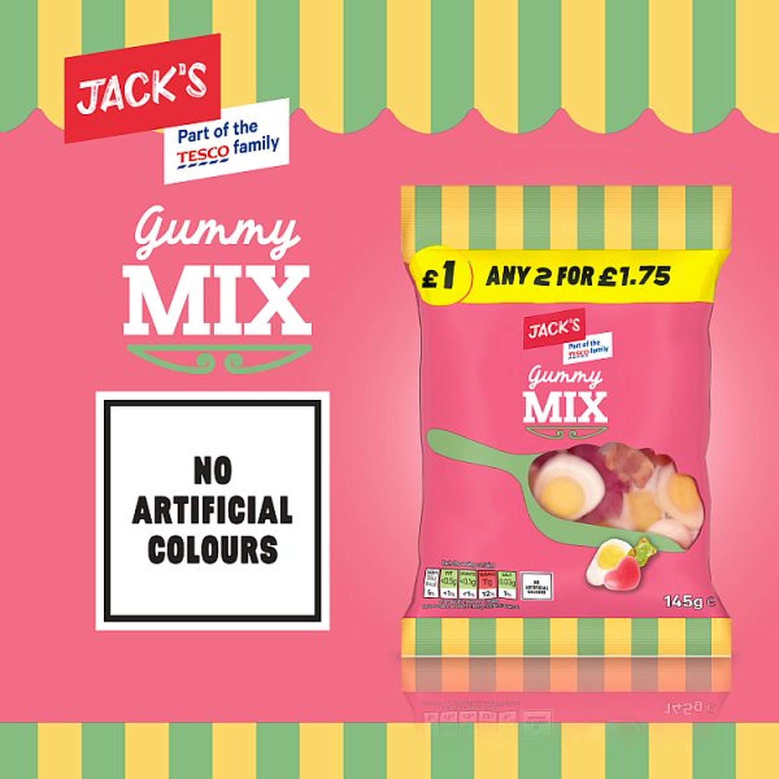 Jack's Gummy Mix 145g