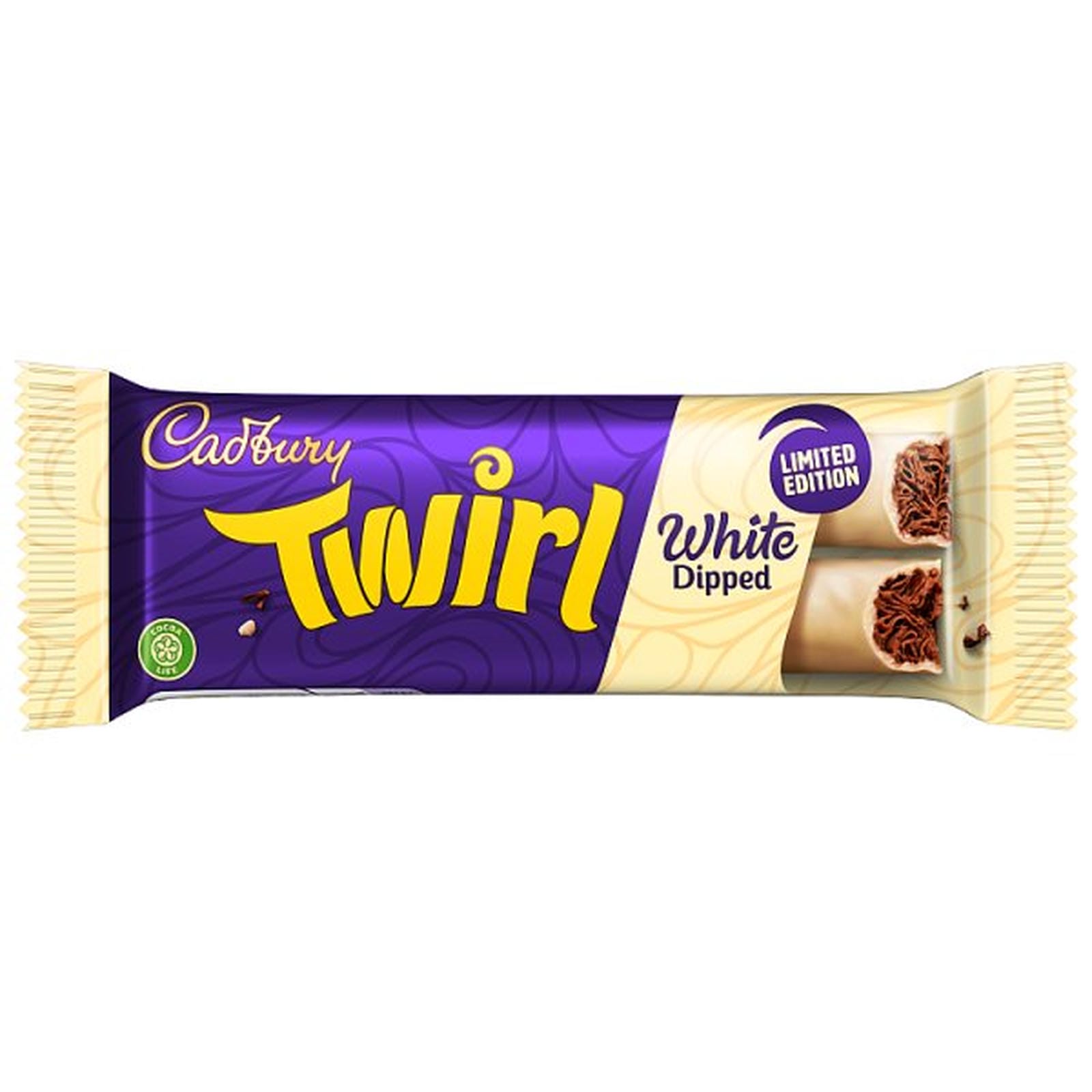 Cadbury Twirl White Dipped Chocolate Bar 43 g