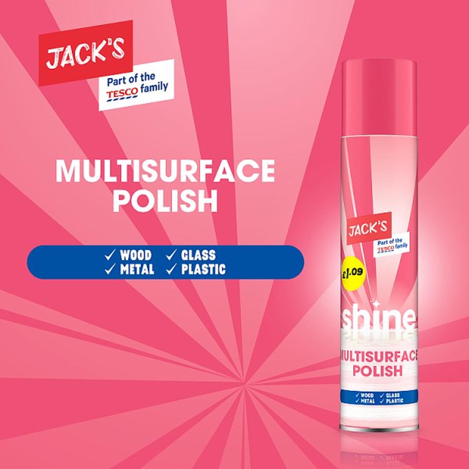 Jack's Shine Multisurface Polish 300ml